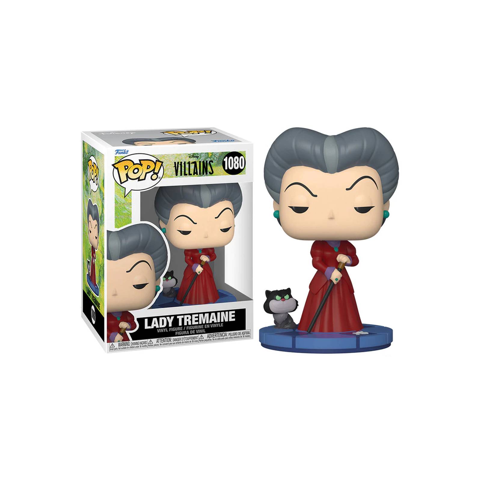 Figura Lady Tremaine 1080 Villanos Disney Funko Pop