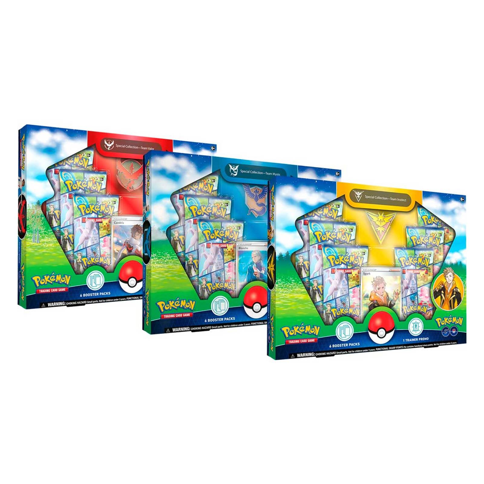 Caja de Cartas Pokemon Go TCG Teams Special Collection