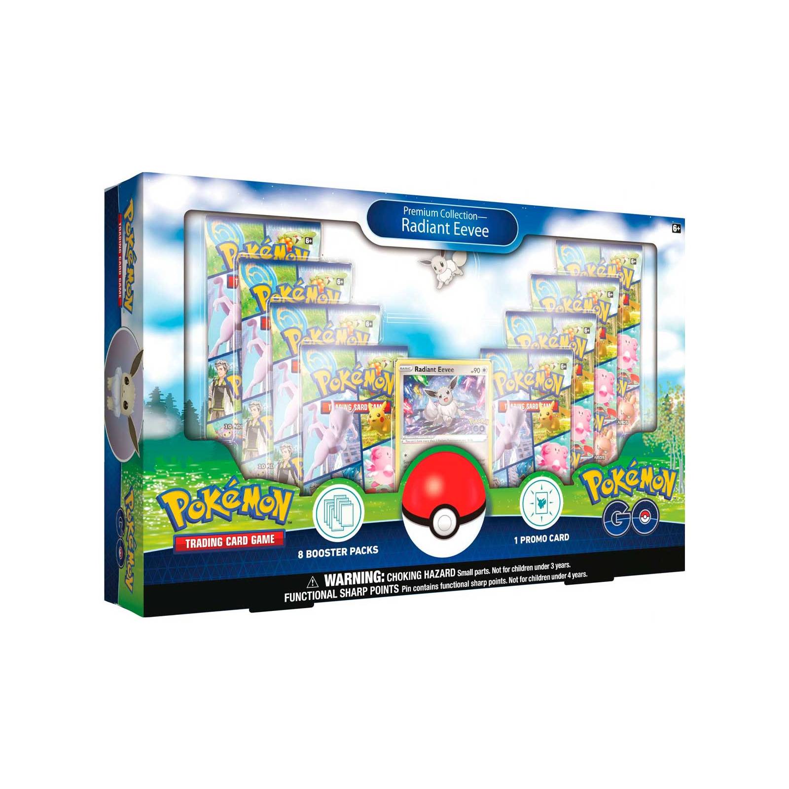 Caja de Cartas Premium Collection Radiant Eevee Pokemon Go