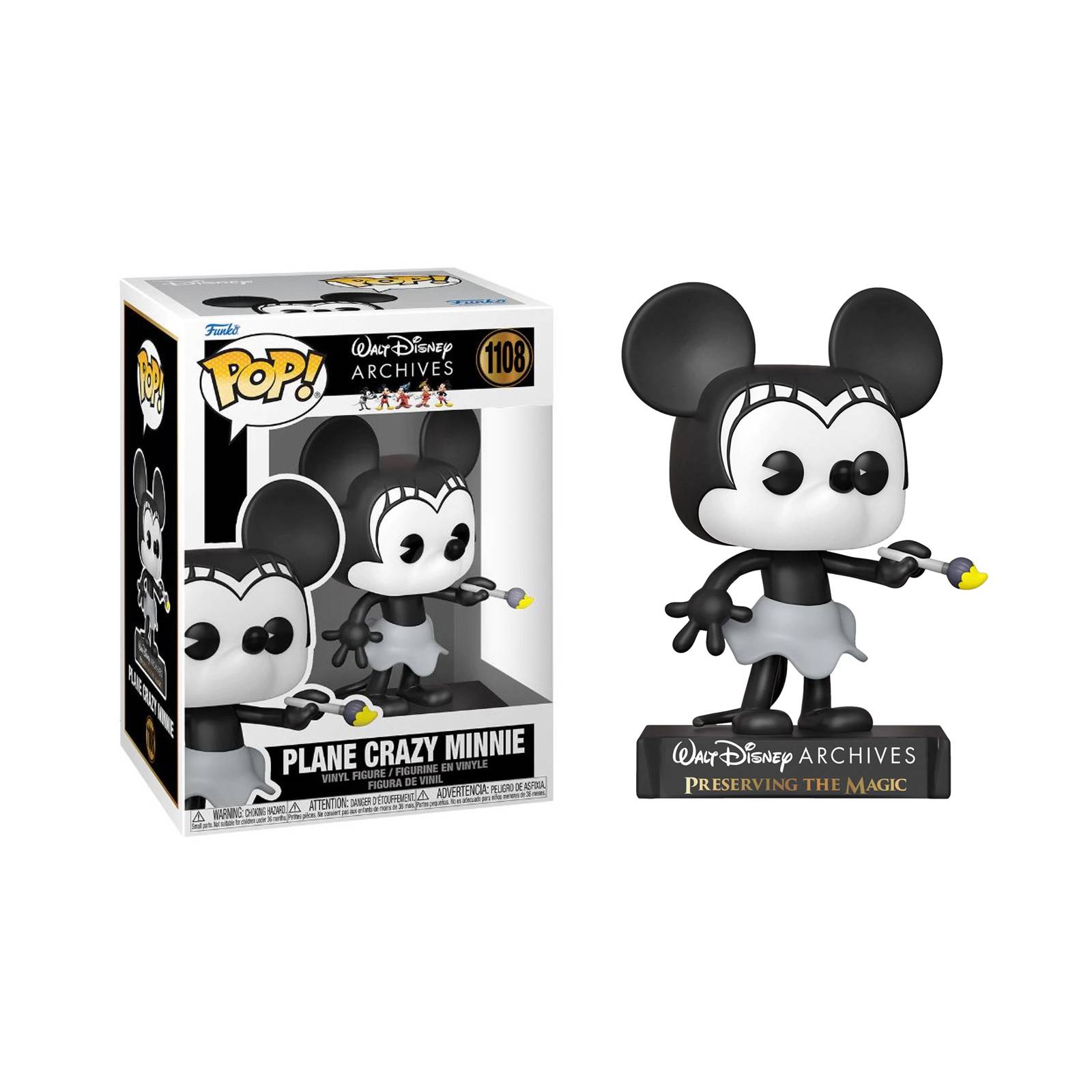 Funko Pop Walt Disney: Minnie Mouse Loca de los Aviones 1108