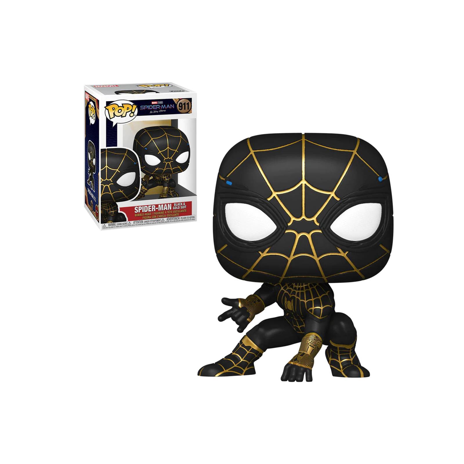 Funko Pop Marvel Spiderman Traje Negro No Way Home 911