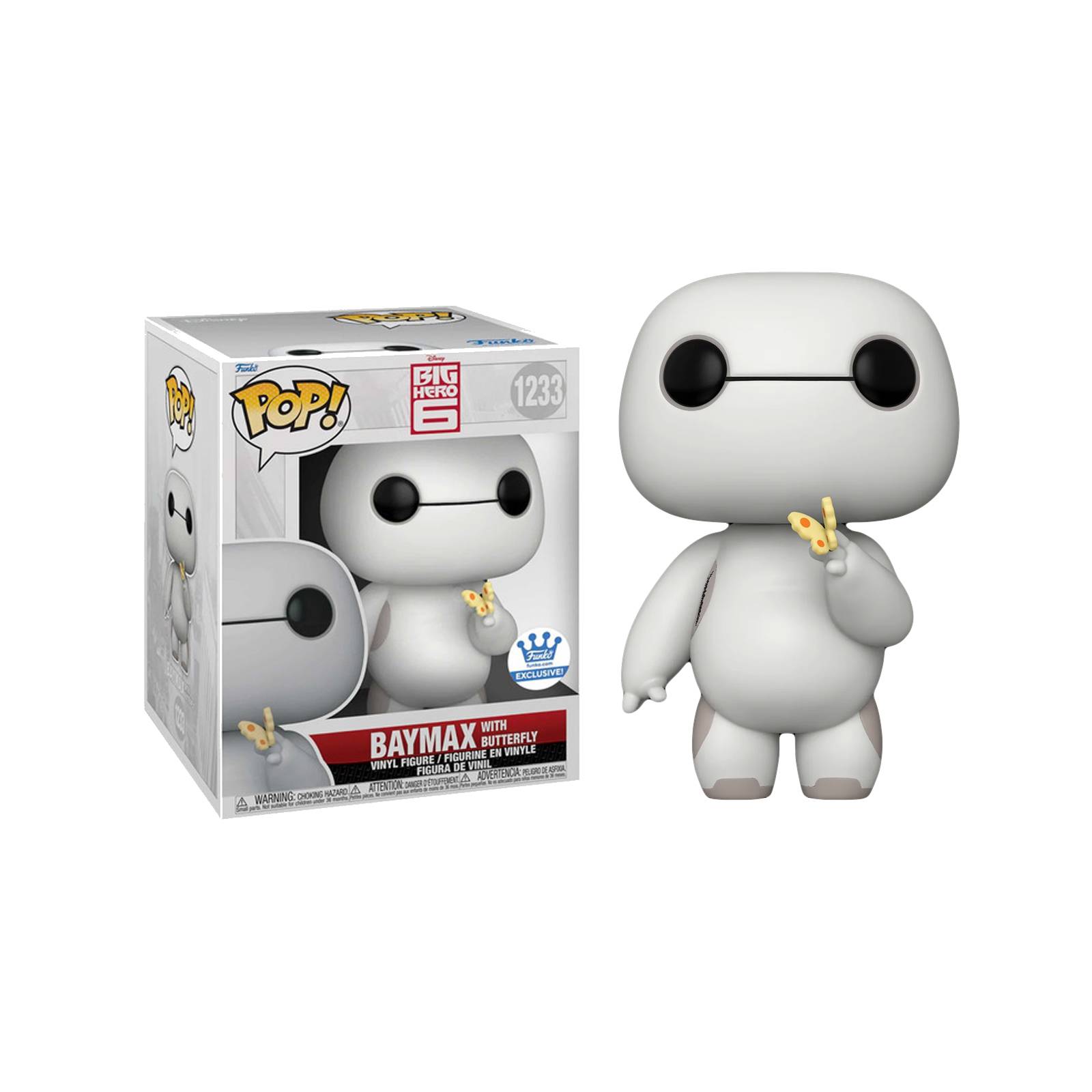 Funko Pop Super: Grandes Heroes - Baymax con mariposa