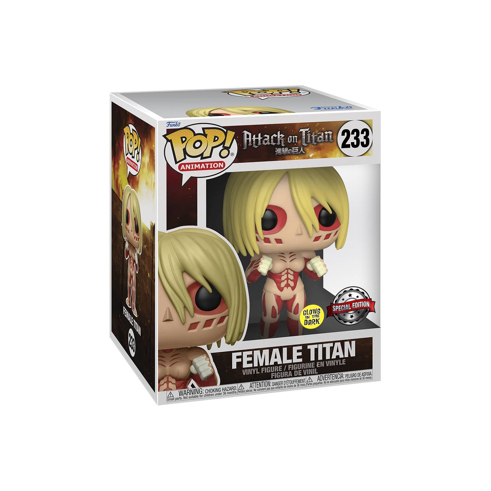Figura Funko Pop Animation Attack on Titan Titan Hembra 233