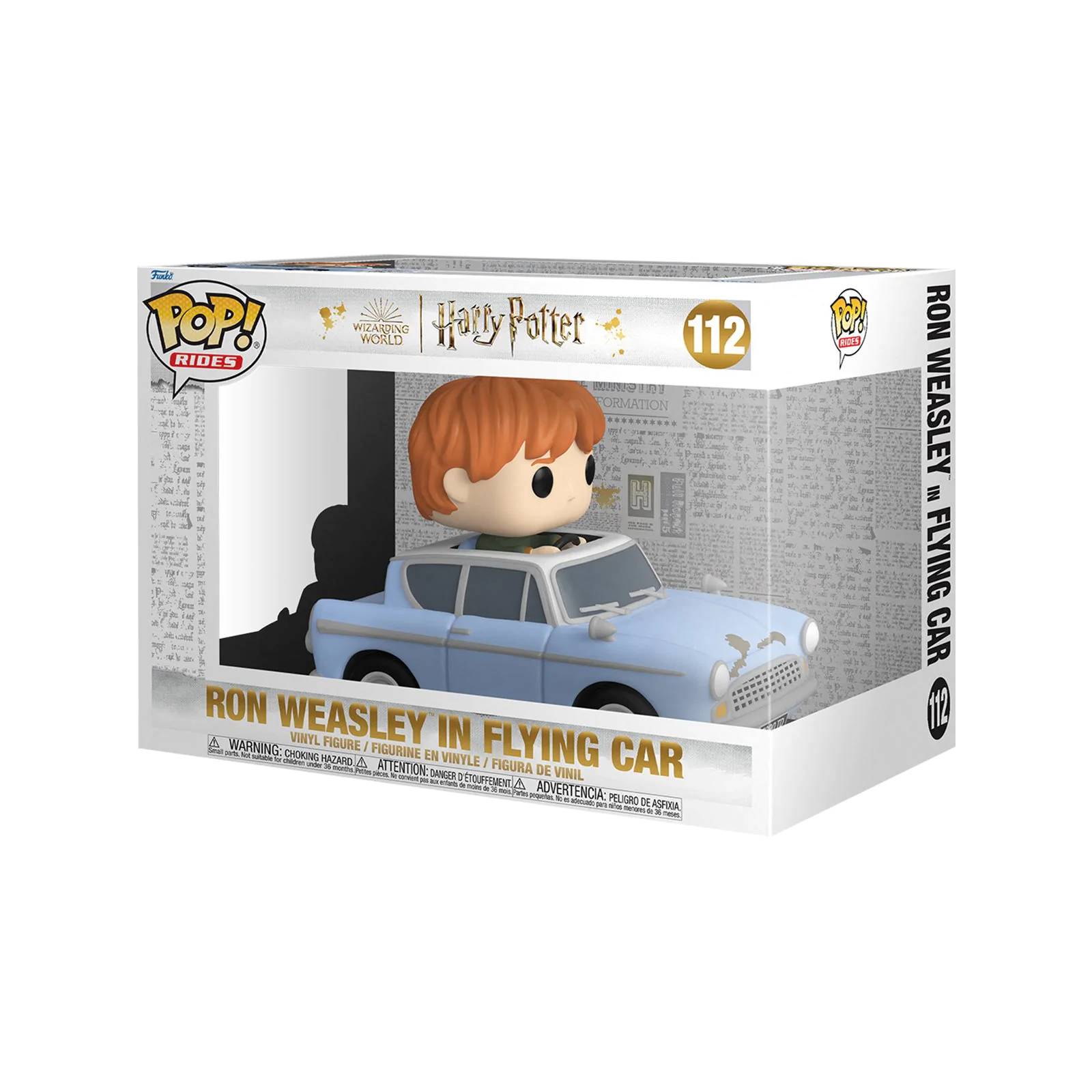 Figura Funko Pop Rides: Ron Weasley Carro Volador 112