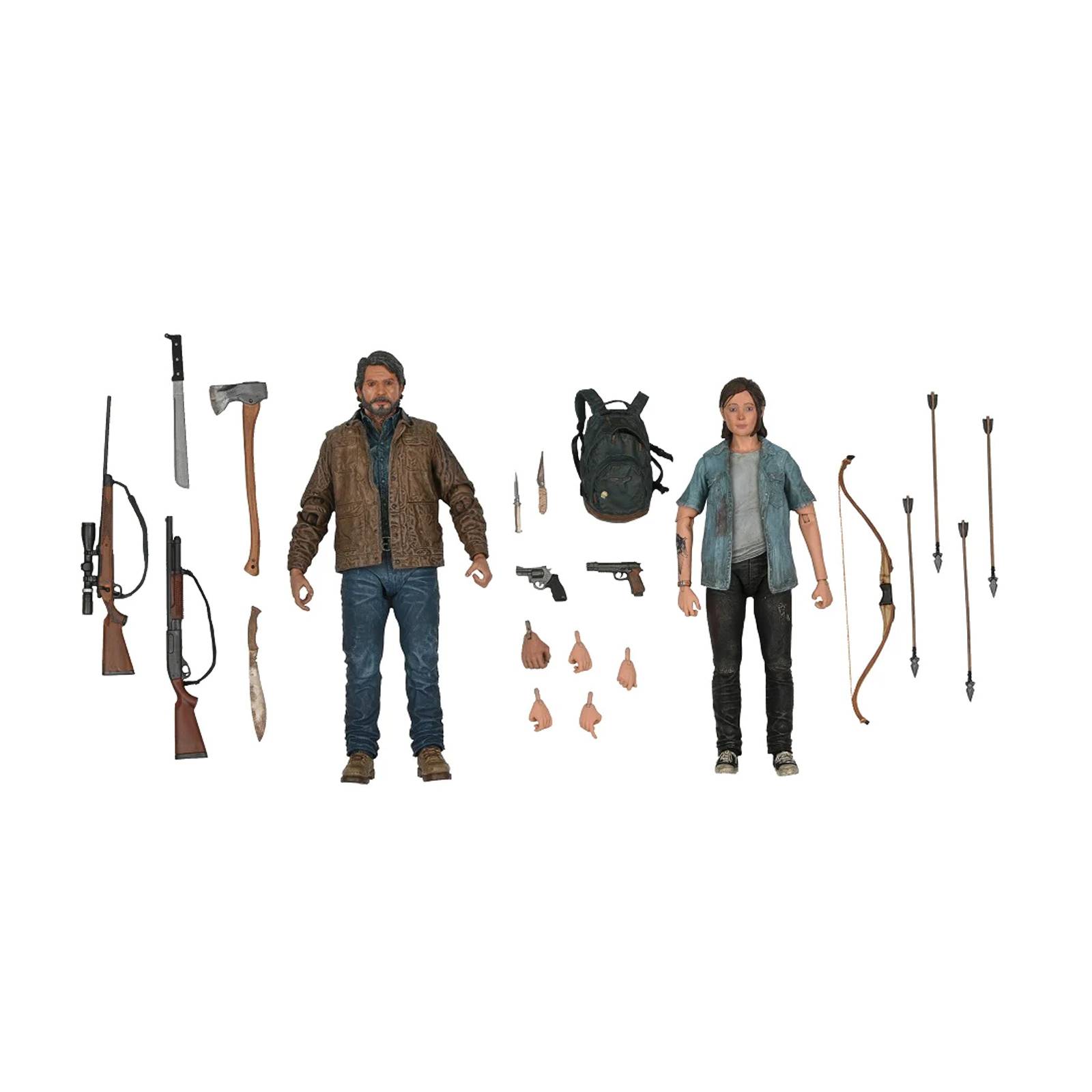 Figuras Neca Ultimate: The Last Of Us II Joel y Ellie 2 pack