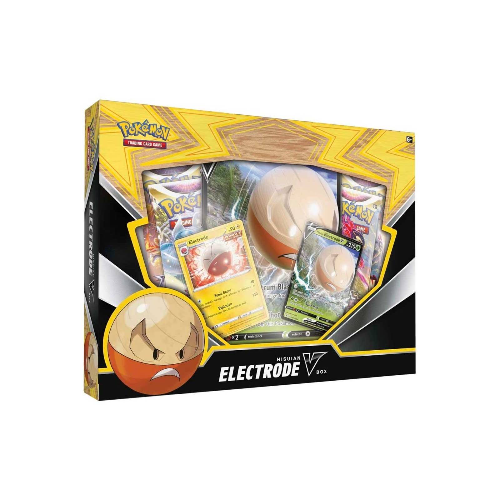 Caja de Cartas Pokémon TCG: Husuian Electrode V Box Inglés