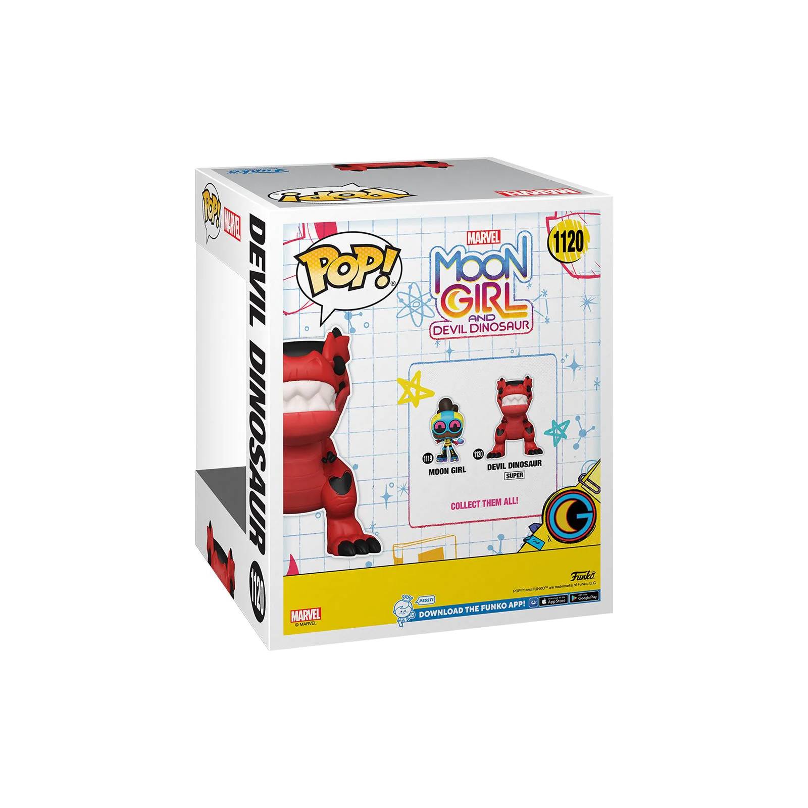 Figura Funko Pop: Moon Girl y Devil Dinosaur 6 Pulgadas 1120