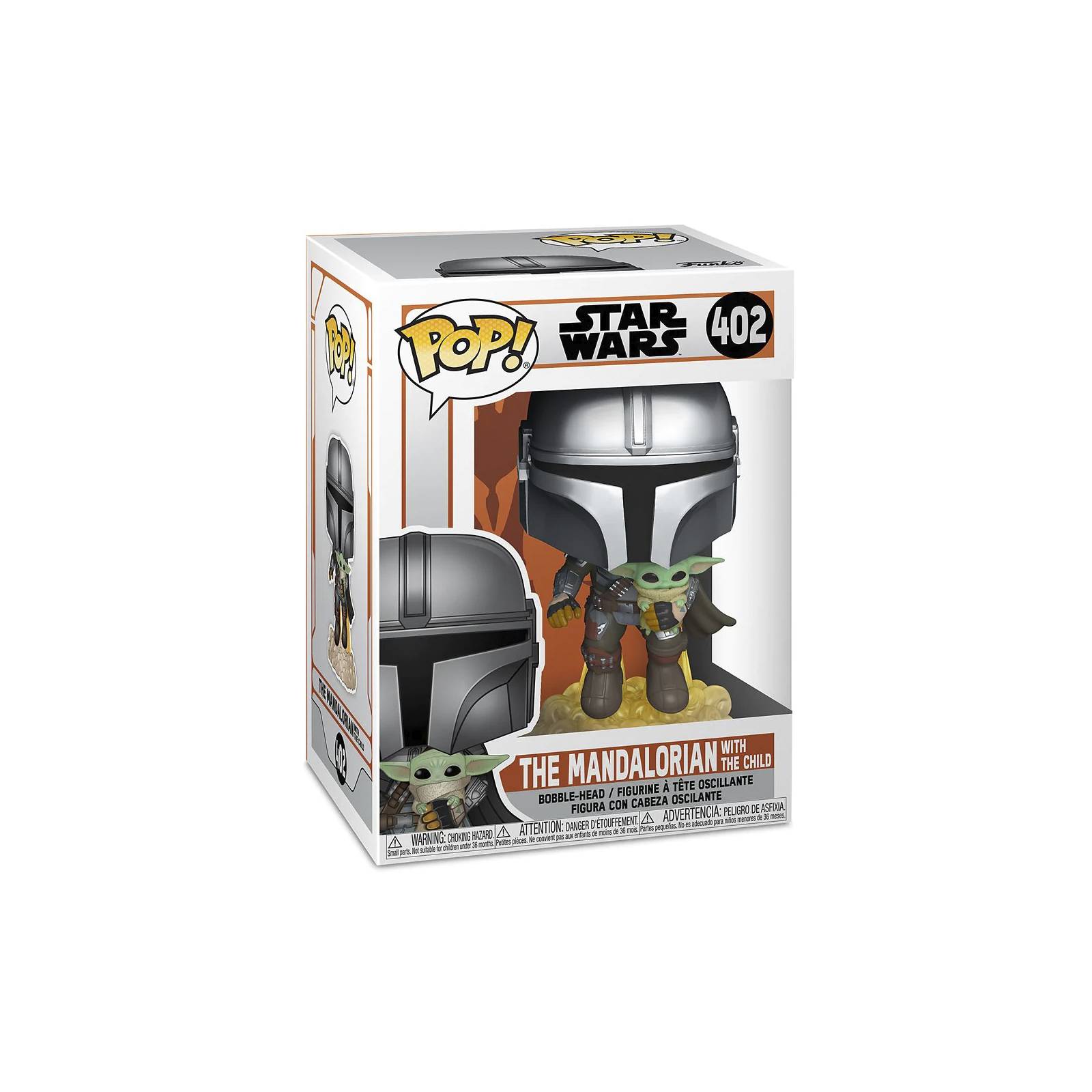 Figura Funko Pop: Star Wars - Mandalorian With The Child 402