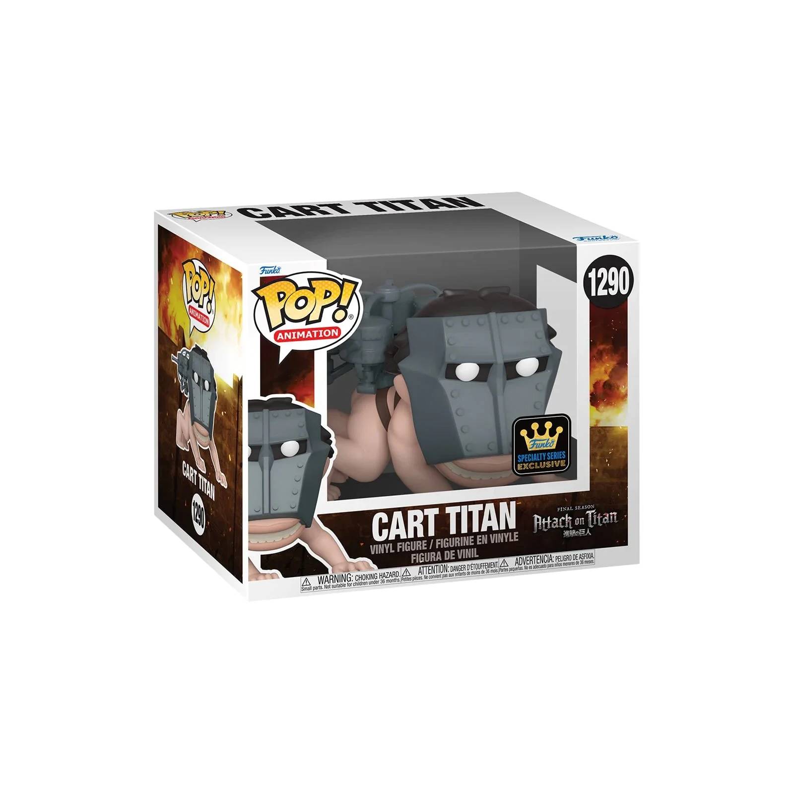 Funko Pop Super: Attack On Titan - Titan Carguero 6 Pulgadas