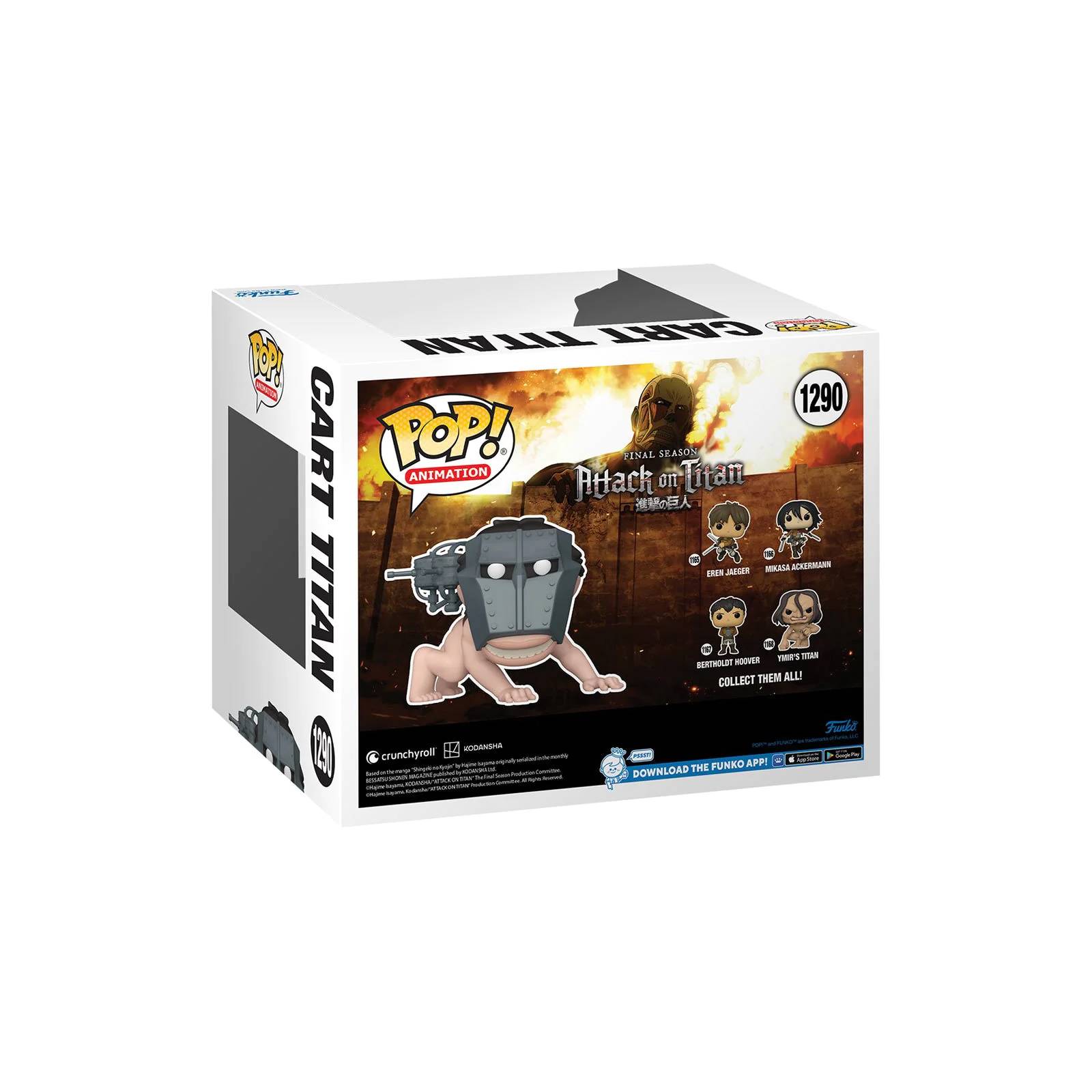 Funko Pop Super: Attack On Titan - Titan Carguero 6 Pulgadas