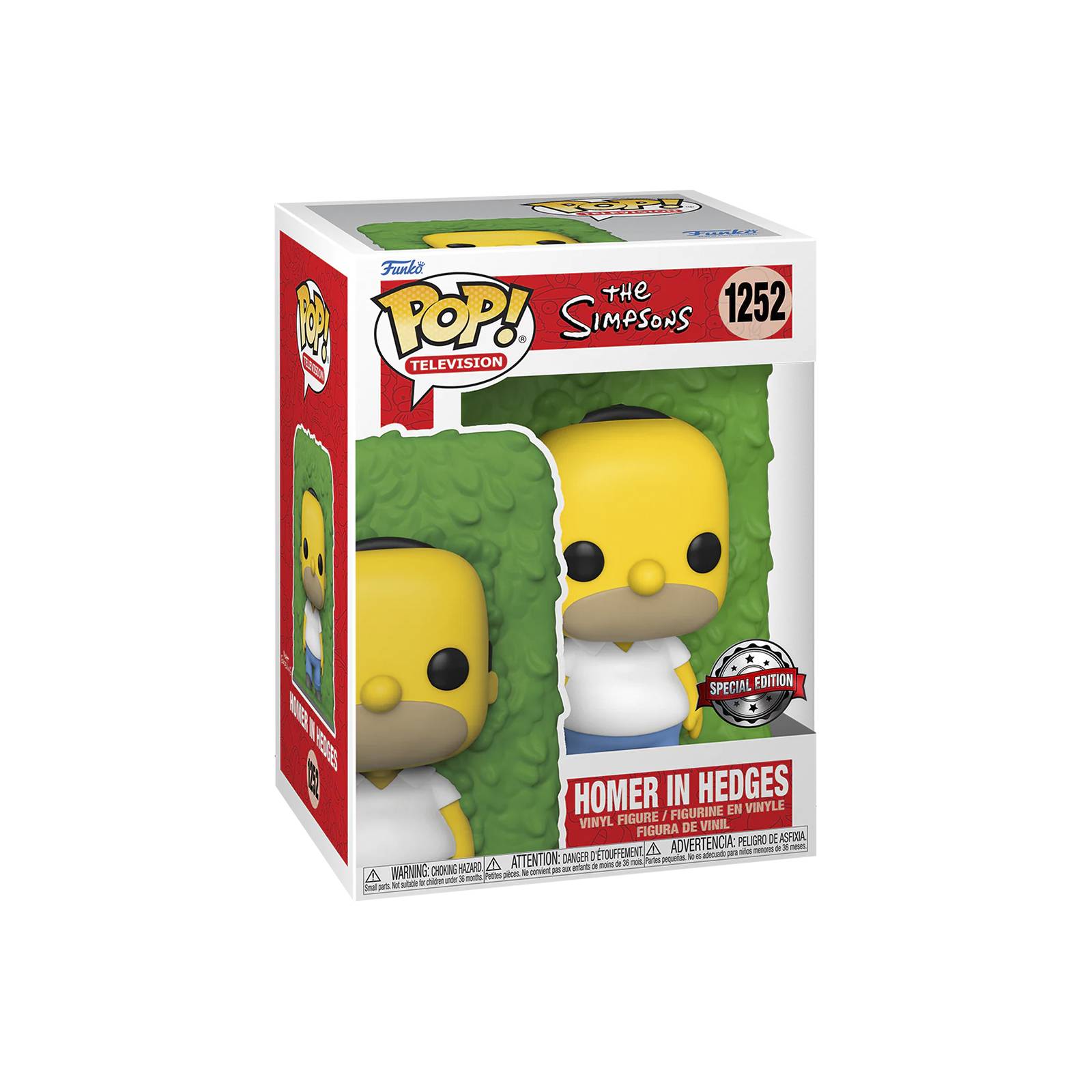 Figura Funko Pop TV: Los Simpsons - Homero en Arbusto 1252