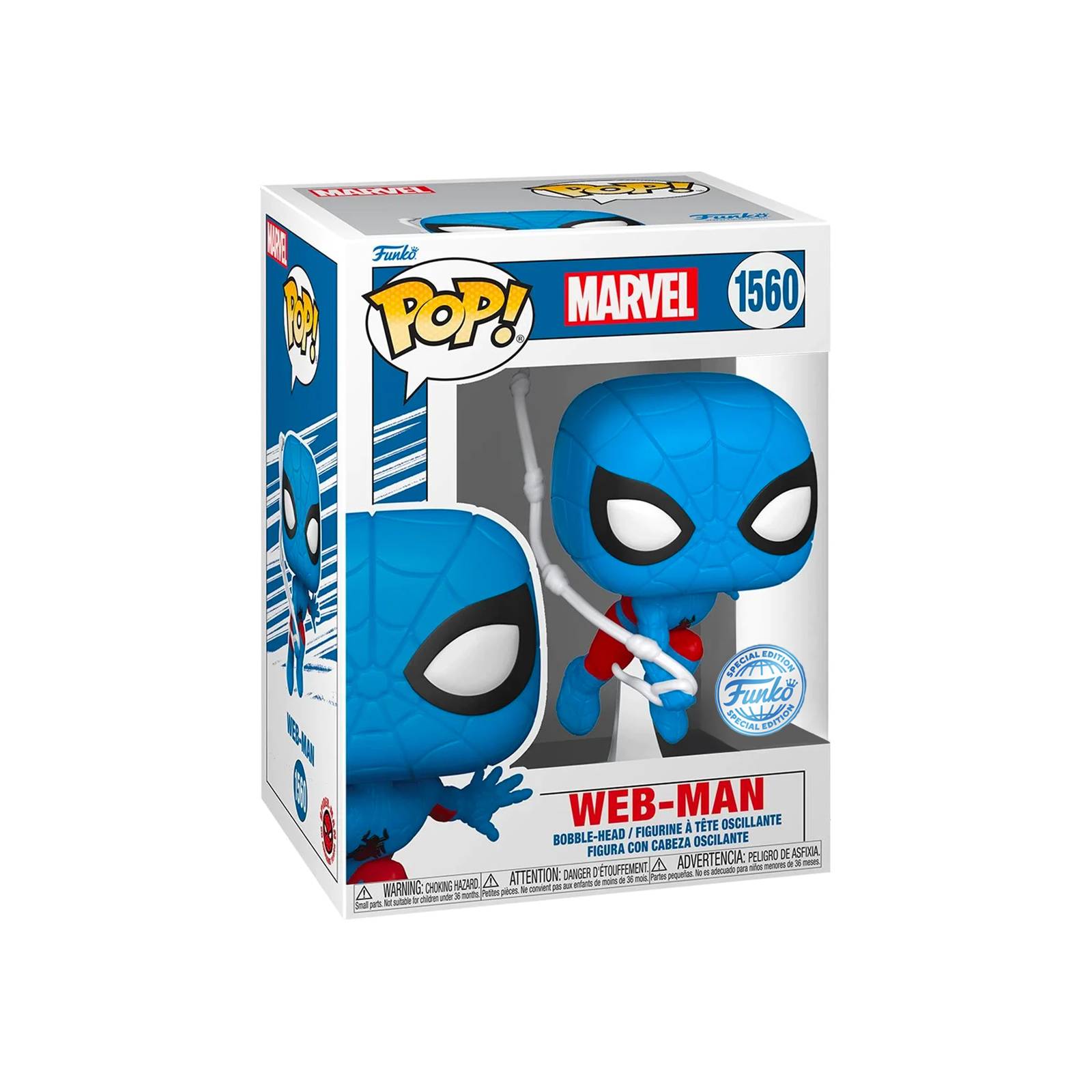 Funko Pop Marvel: Web-Man Spider Man 1560 Special Ed