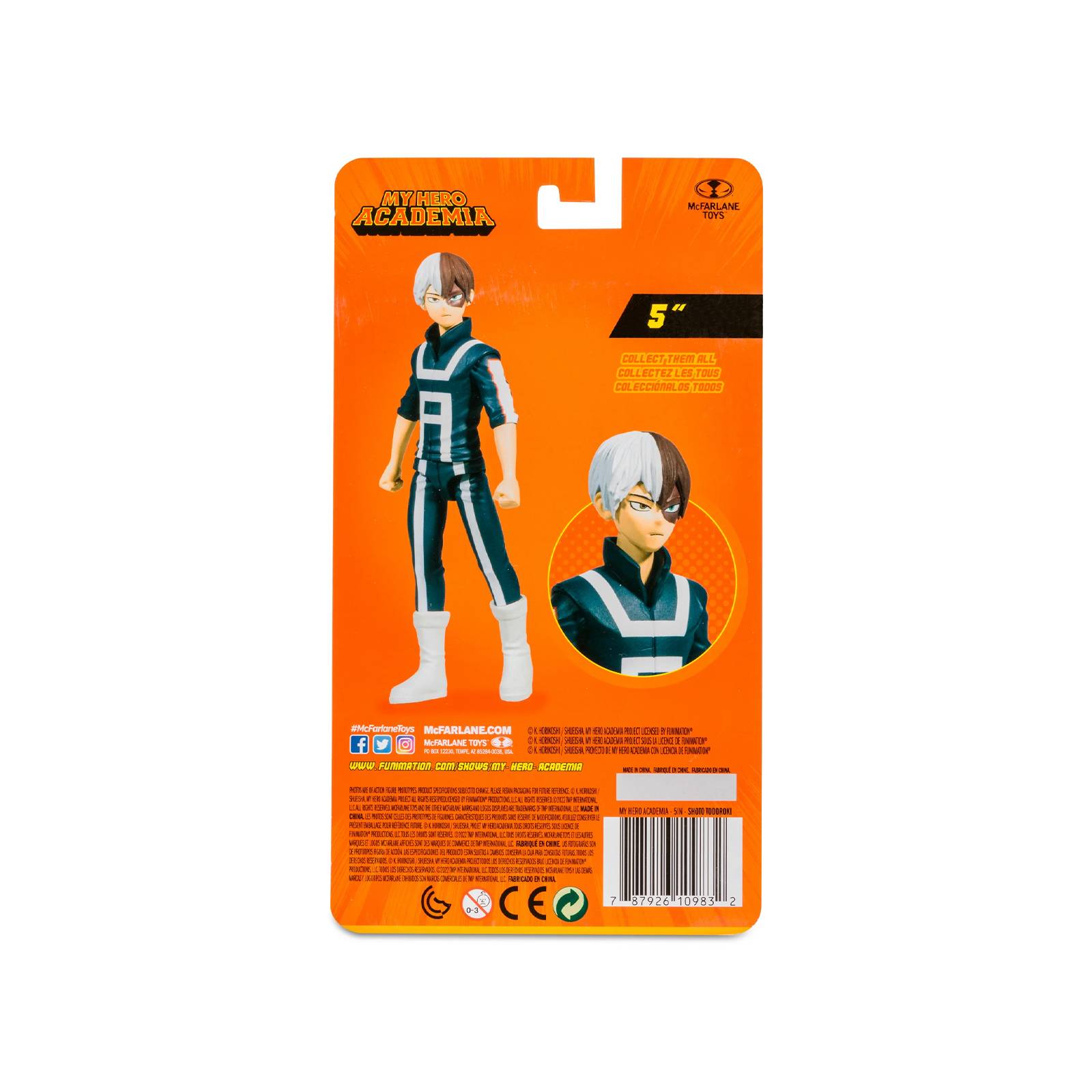Figura McFarlane: My Hero Academia - Todoroki 5 Pulgadas