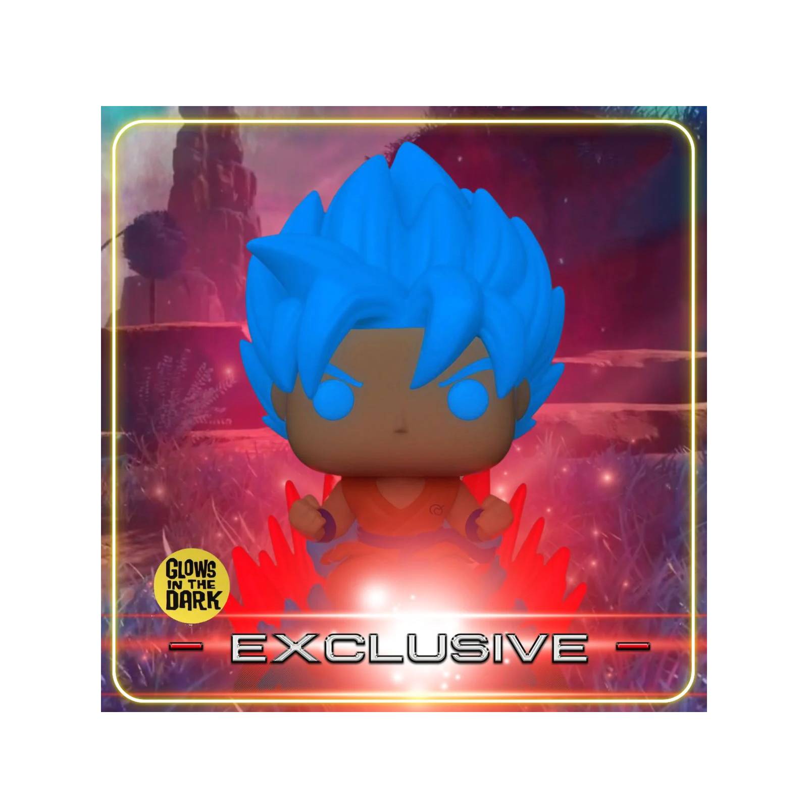 Funko Pop Dragon Ball Super SSGSS Goku Kaio-ken x20 Glows