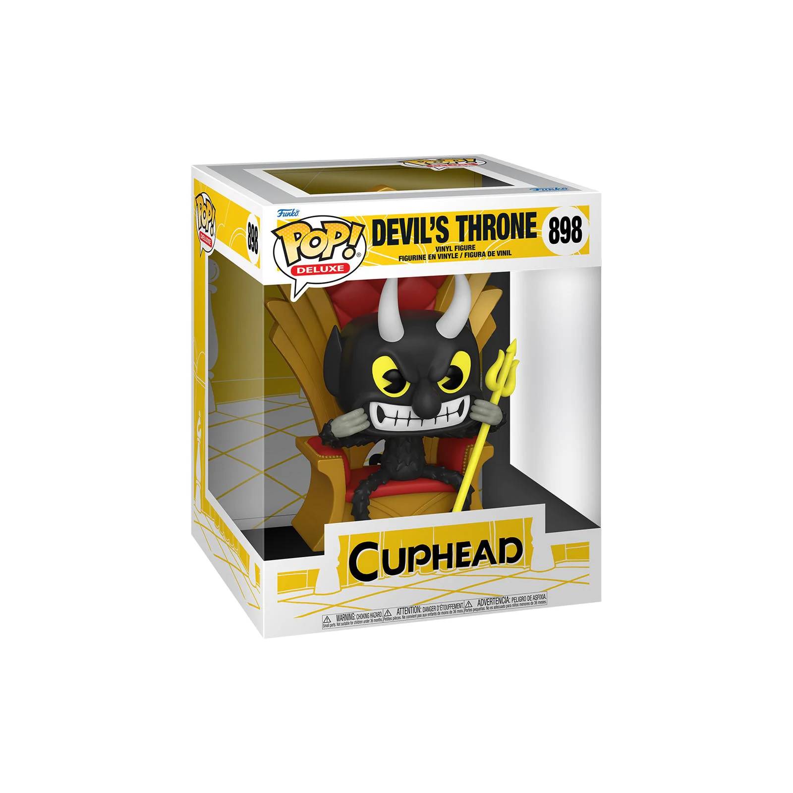 Funko Pop Deluxe: Cuphead - Diablo en silla 898
