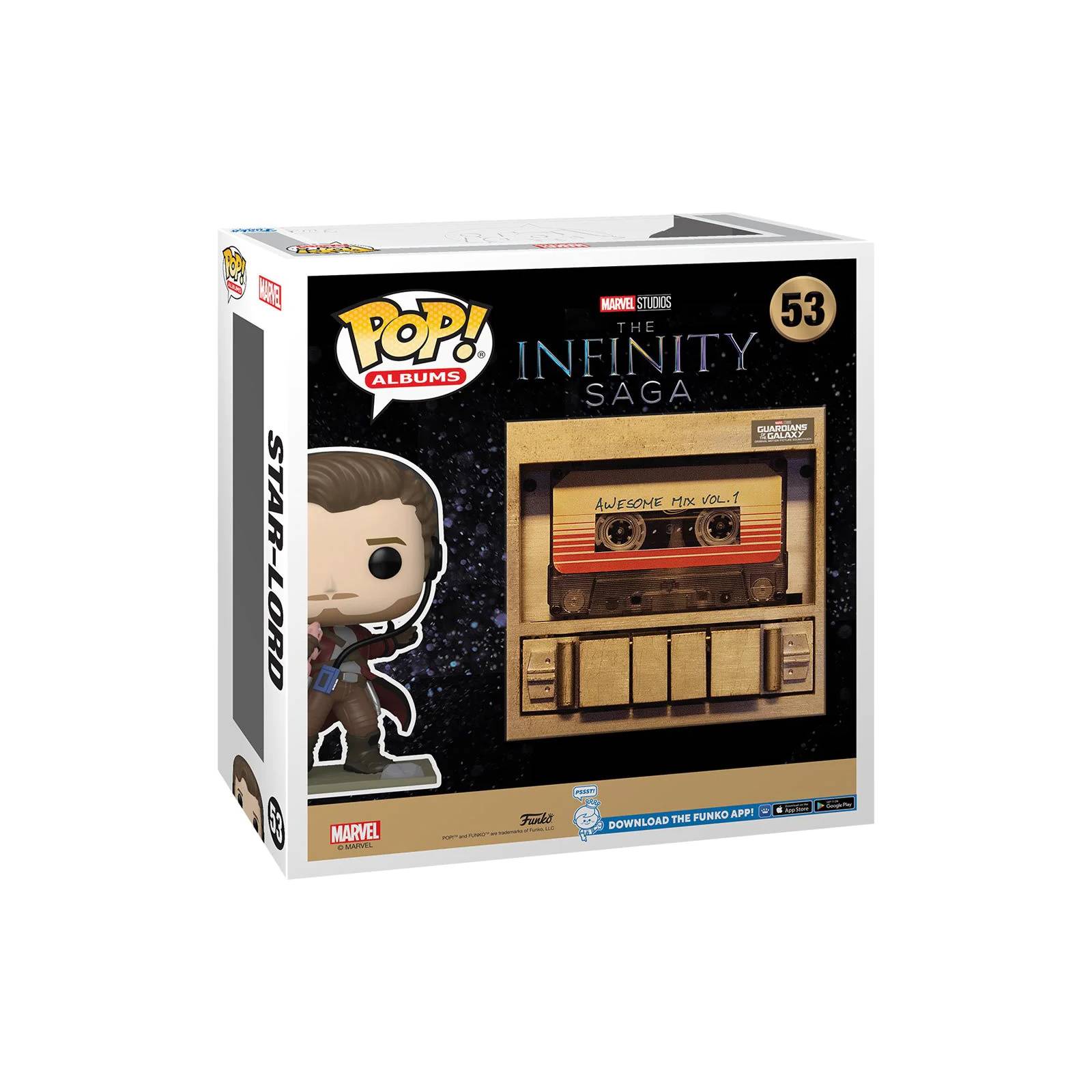 Funko Pop Albums Guardianes de Galaxia Awesome Star Lord 53
