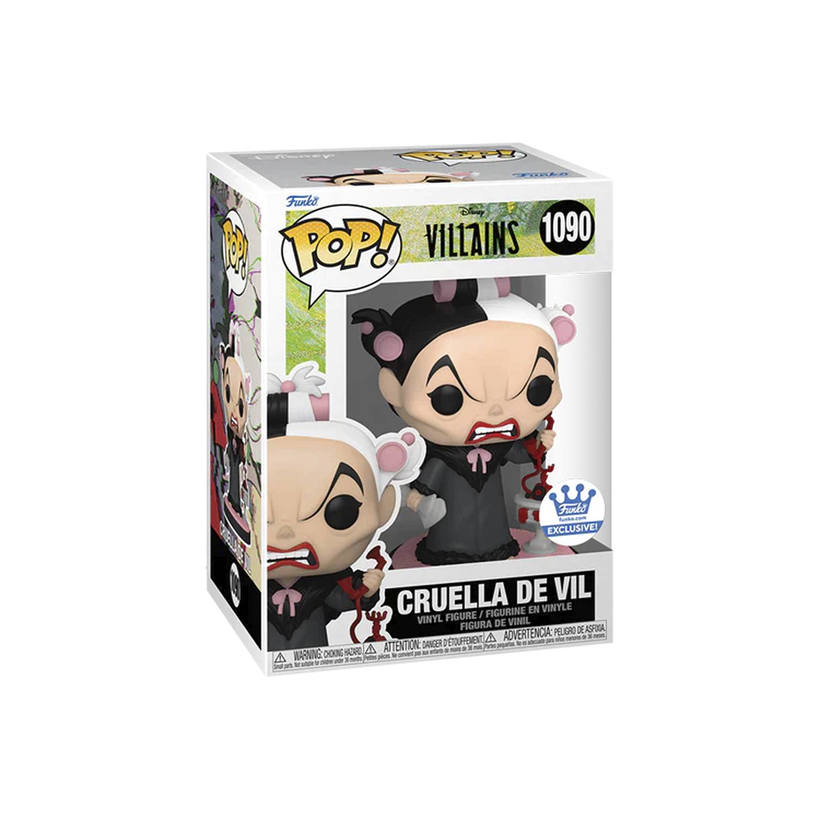 Funko Pop Disney Villains - Cruella de Vil 1090 Exclusive