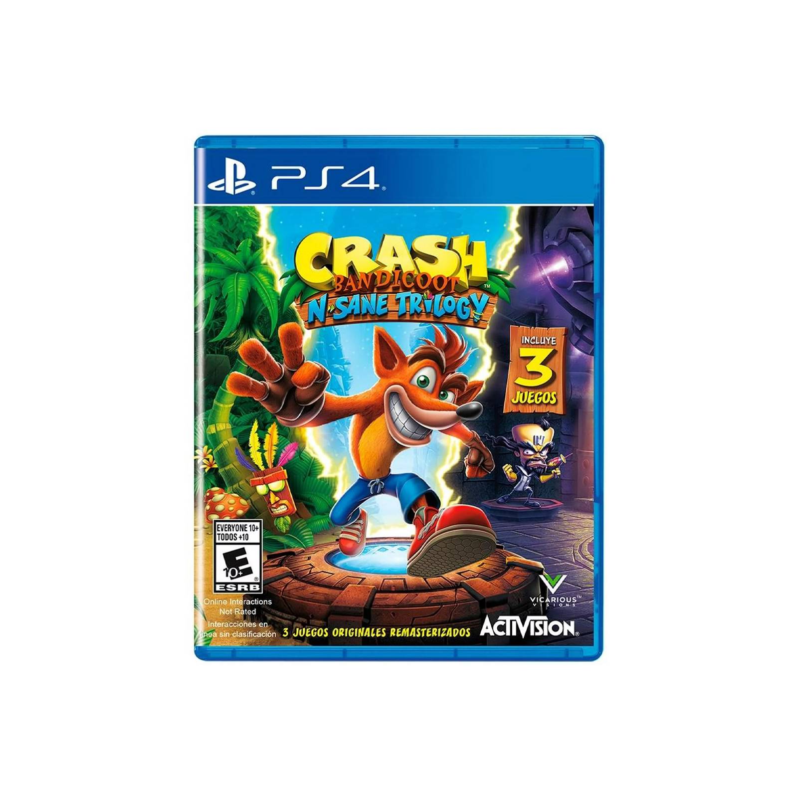 Crash Bandicoot N Sane Trilogy Ps4 Edición Estándar