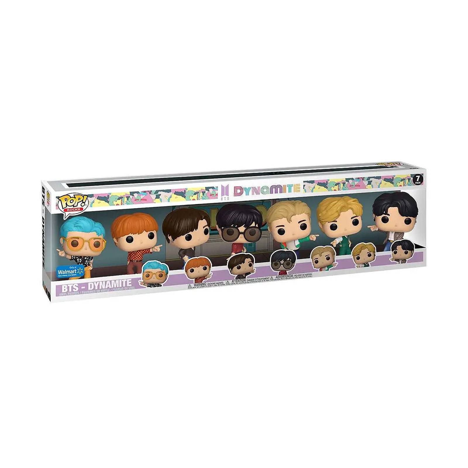 Funko Pop Rocks BTS Dynamite Banda Completa 7 Pack