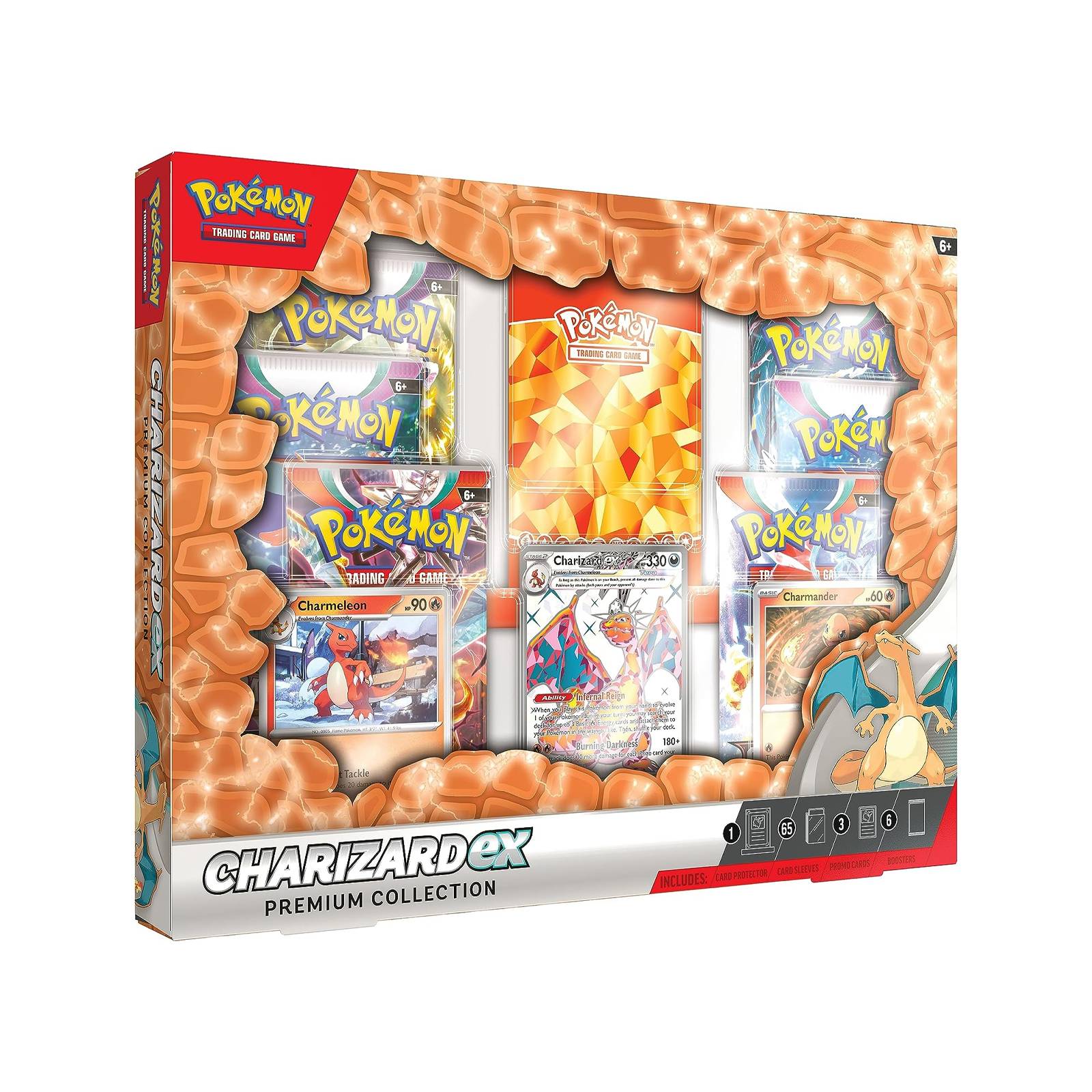 Caja Pokémon TCG Charizard Ex Premium Collection en Inglés