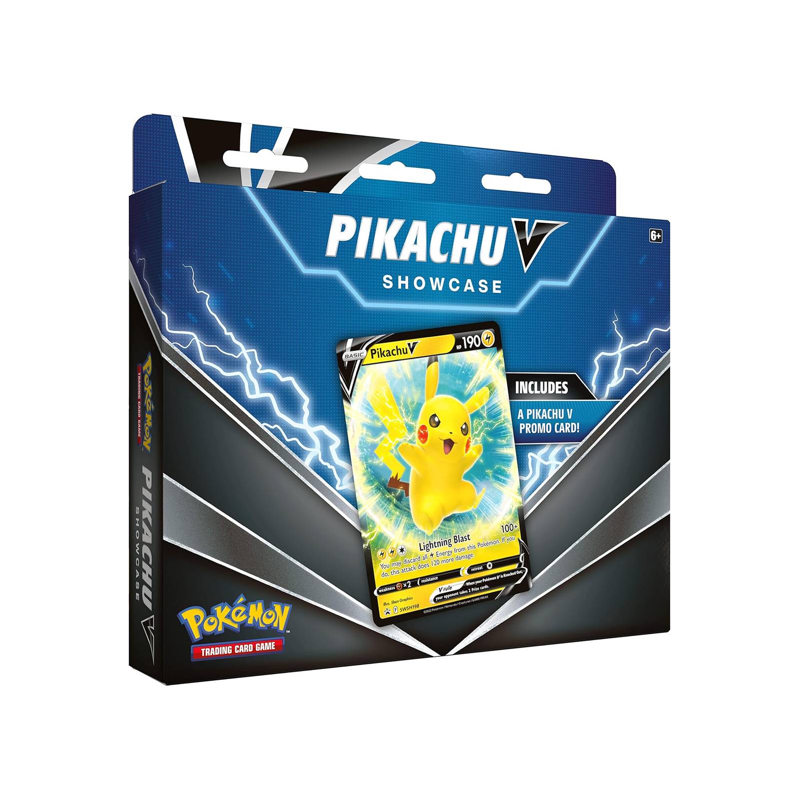 Caja Pokémon TCG: Pikachu V Box Showcase en Inglés