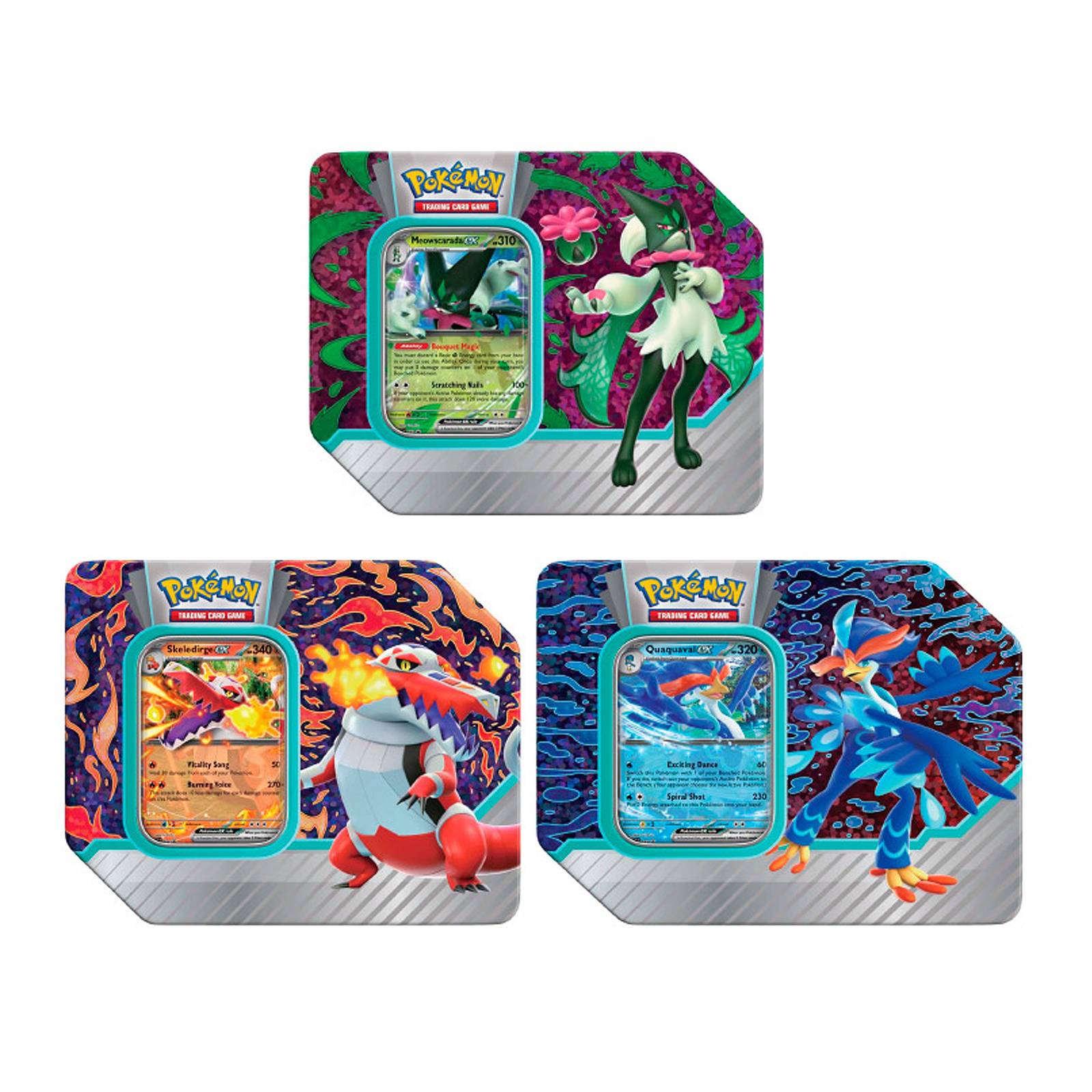 Caja Carta Pokémon Tcg Paldea Partners Tin