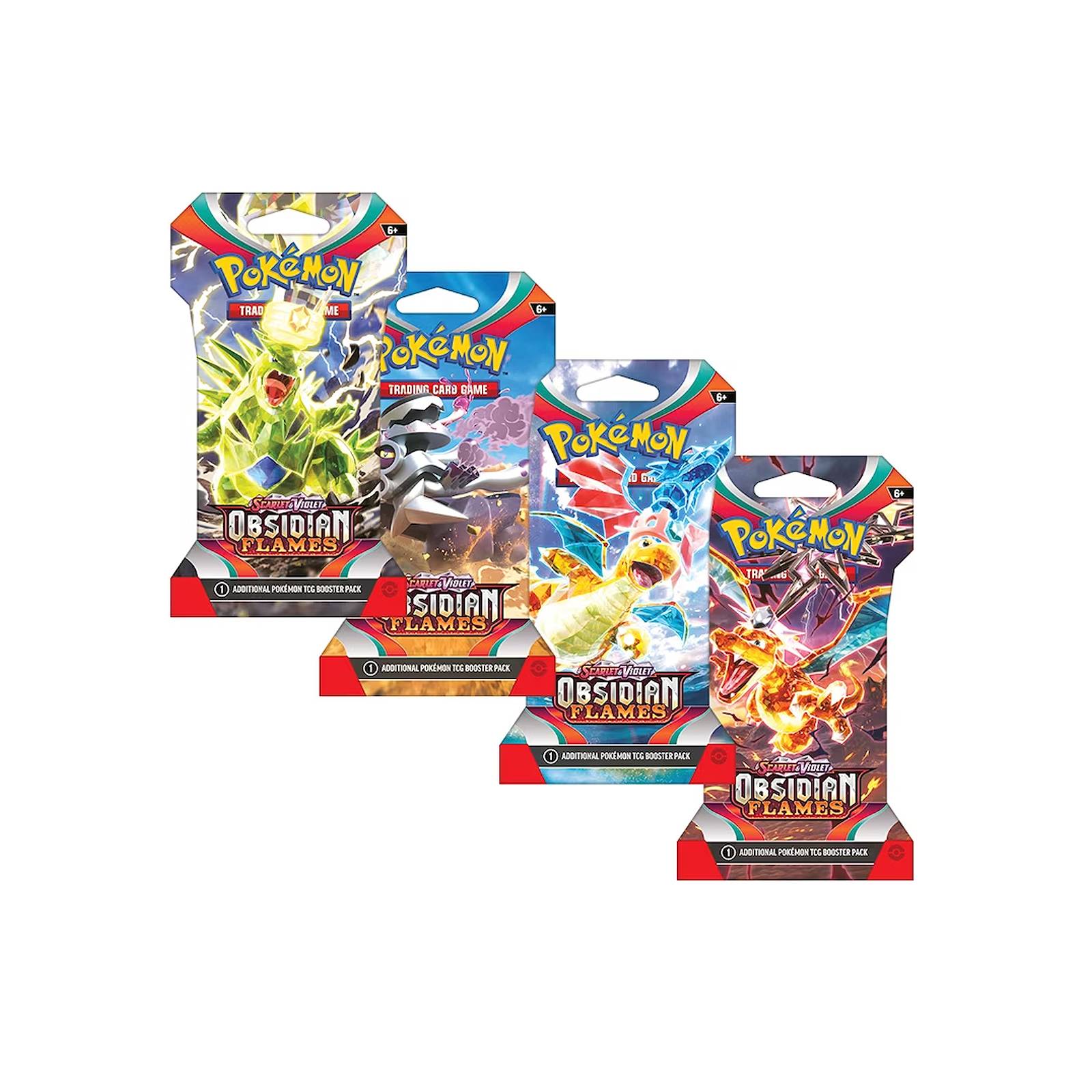 Sobre Pokémon TCG Obsidian Flames Sleeved - Scarlet & Violet