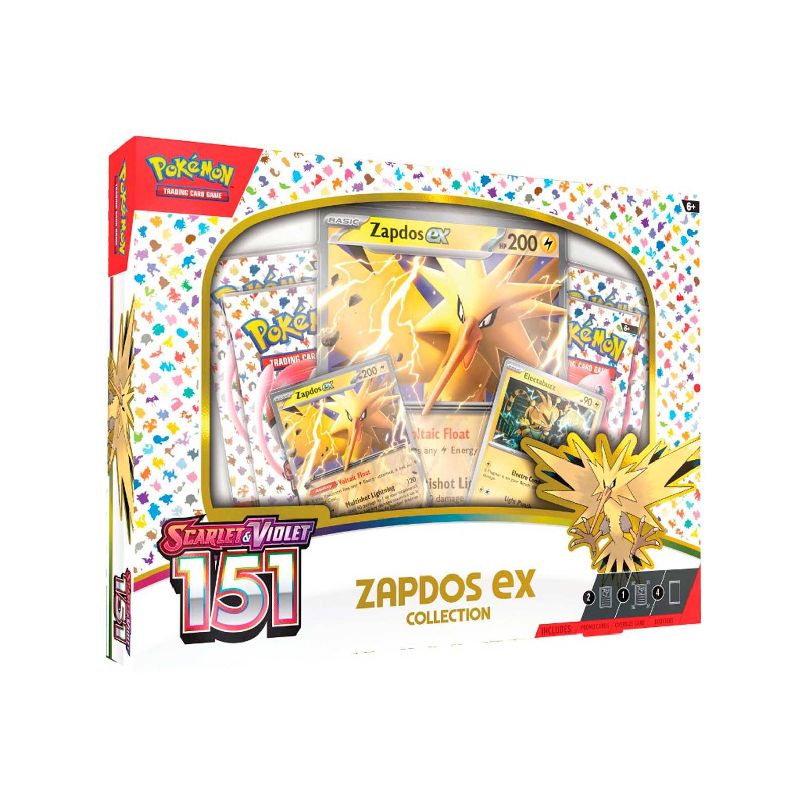 Caja Pokémon Tcg Scarlet & Violet 151 Zapdos Ex Collection