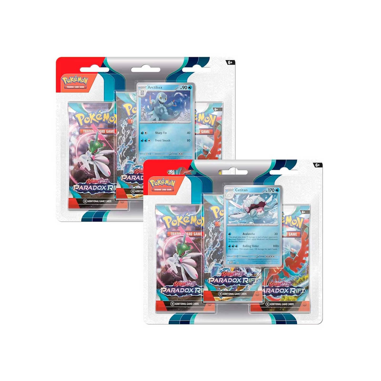 Sobres Pack 3 Pokémon Scarlet & Violet Paradox Rift Booster