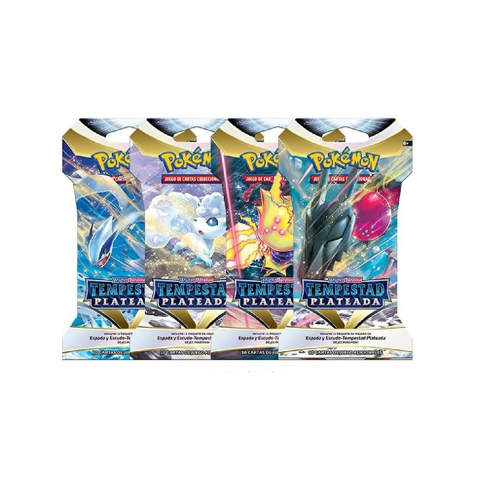 Sobre Cartas Pokémon Tcg Tempestad Plateada Booster Español