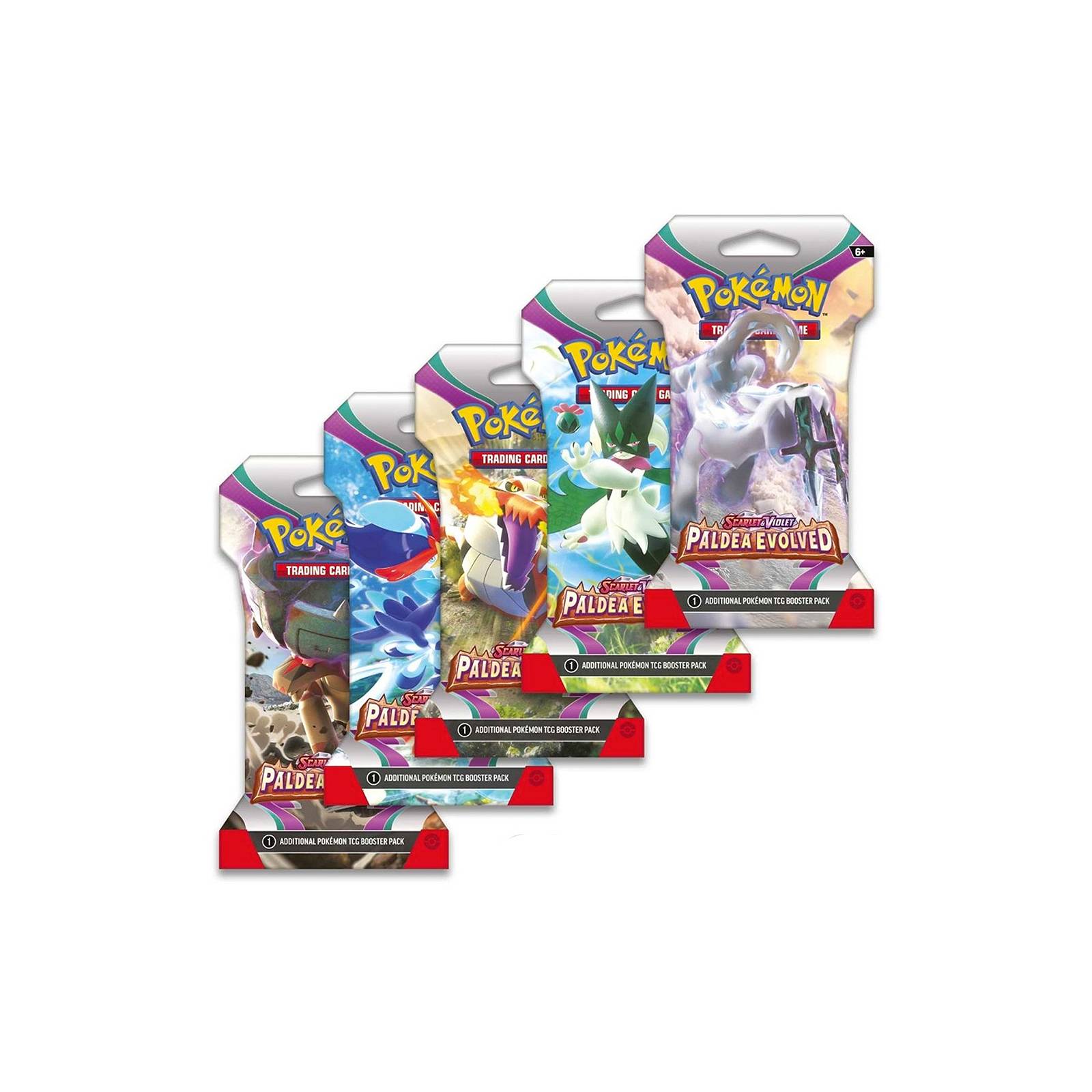Sobre Booster Pokémon Tcg Evoluciones en Paldea Español