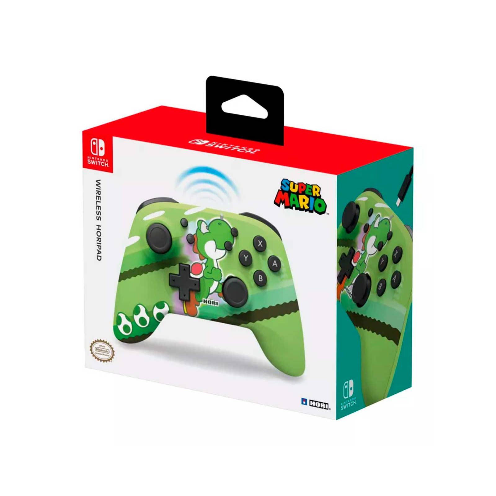 Control Pro Nintendo Switch Inalambrico Horipad Yoshi Verde