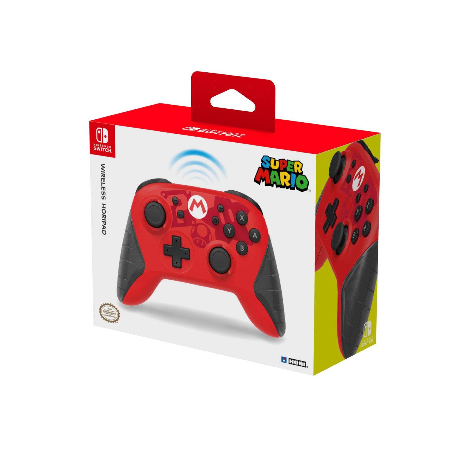 Control Nintendo Switch Inalambrico Horipad Mario Bros Rojo