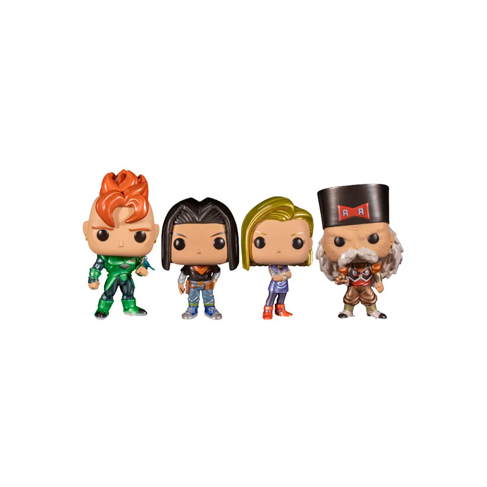 Funko Pop Dragon Ball Z - 4 Pack Androide 16 17 18 Dr Gero