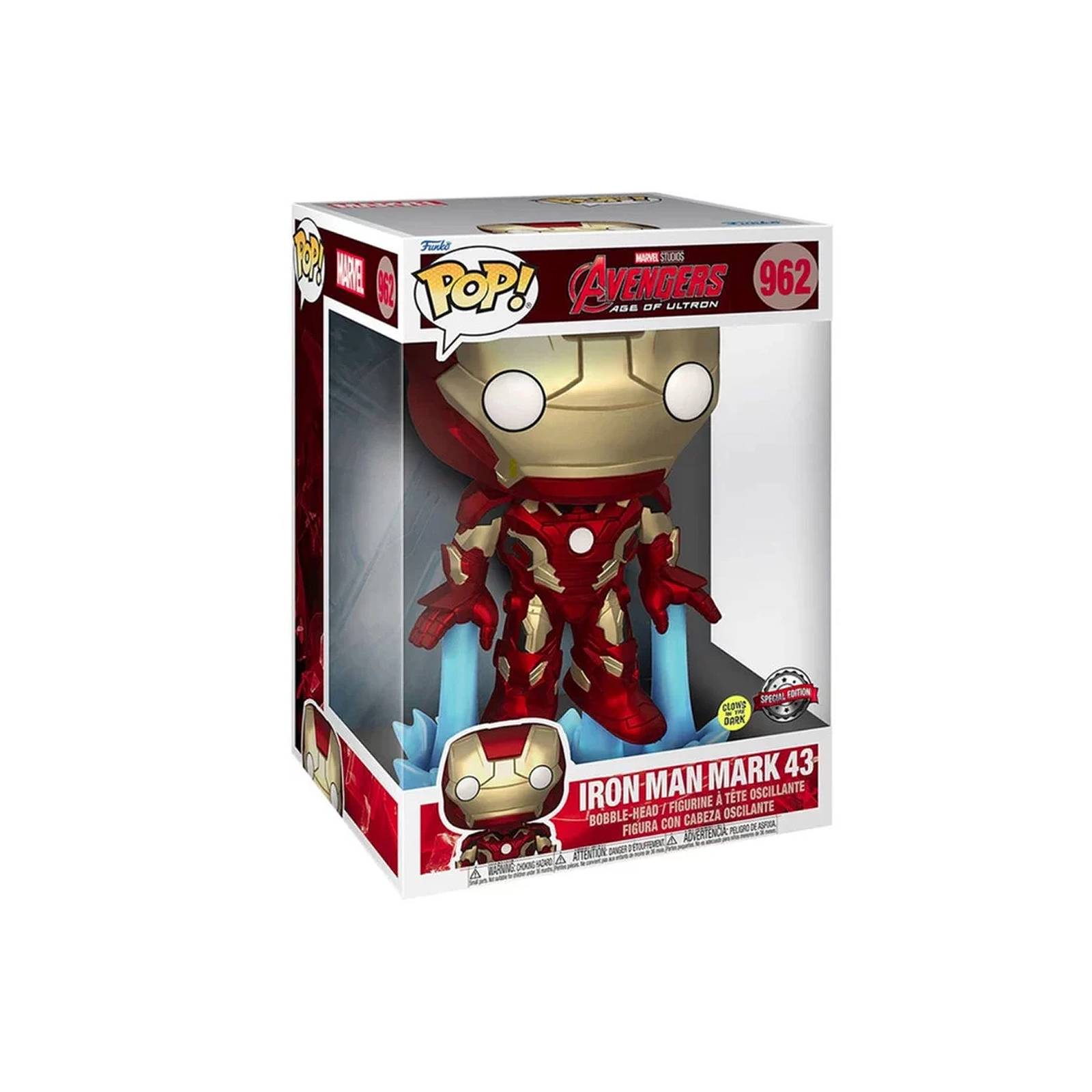 Funko Pop Avengers 962 Age Of Ultron Iron Man Mark 43 Jumbo.