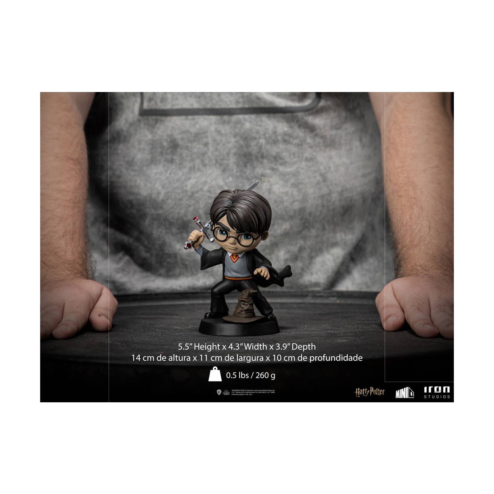 Iron Studios Minico Harry Potter Con Espada De Gryffindor