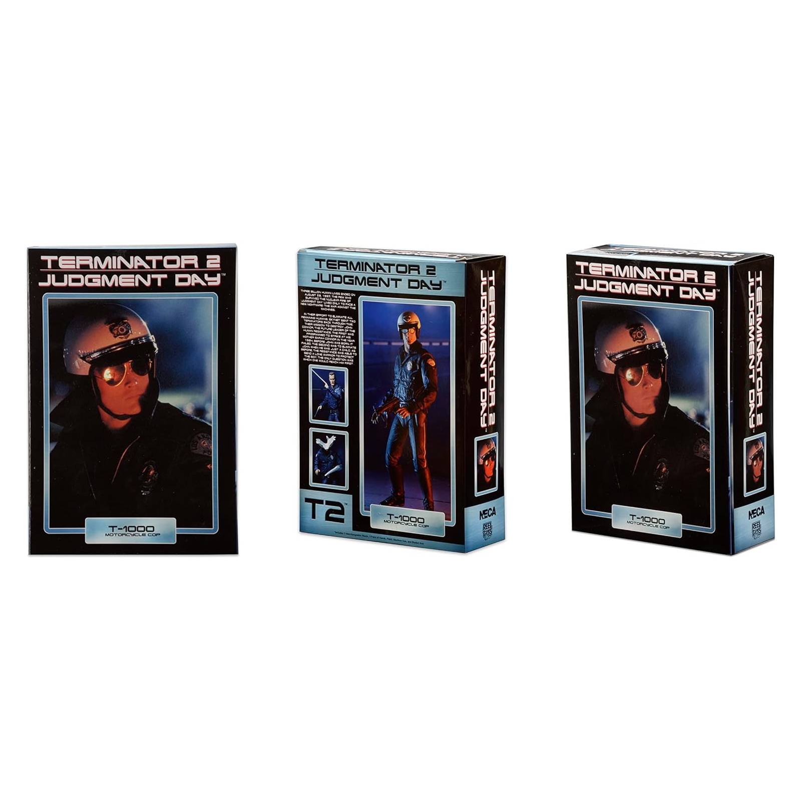Neca Ultimate T-1000 Policía para Motocicleta Figura