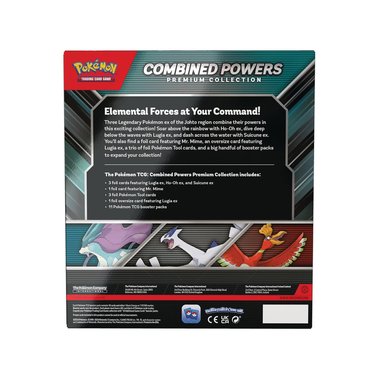 Caja Pokemon TCG Combined Powers Premium Collection Lugia Ex