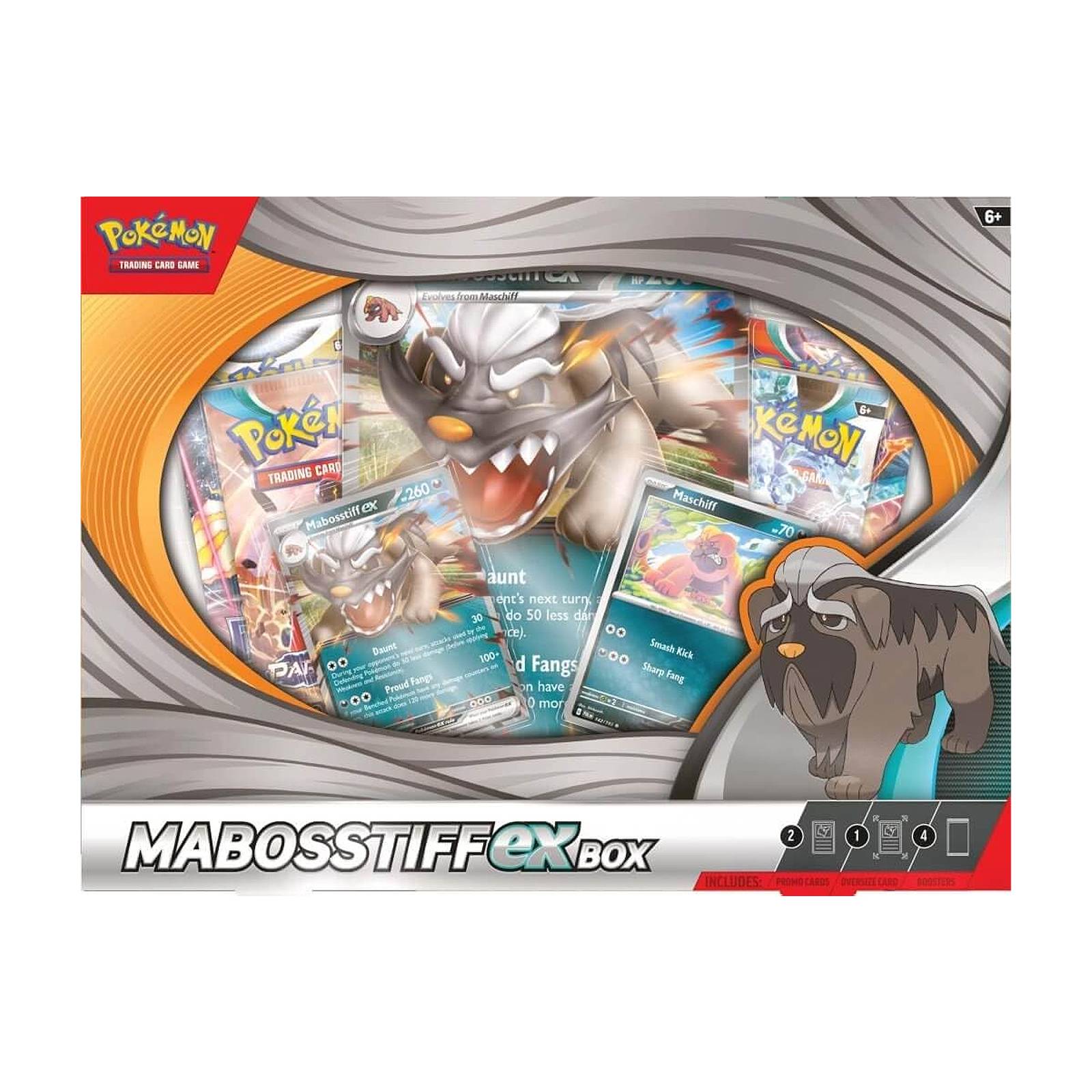 Caja Cartas Pokémon TCG Mabosstiff Ex Box Inglés