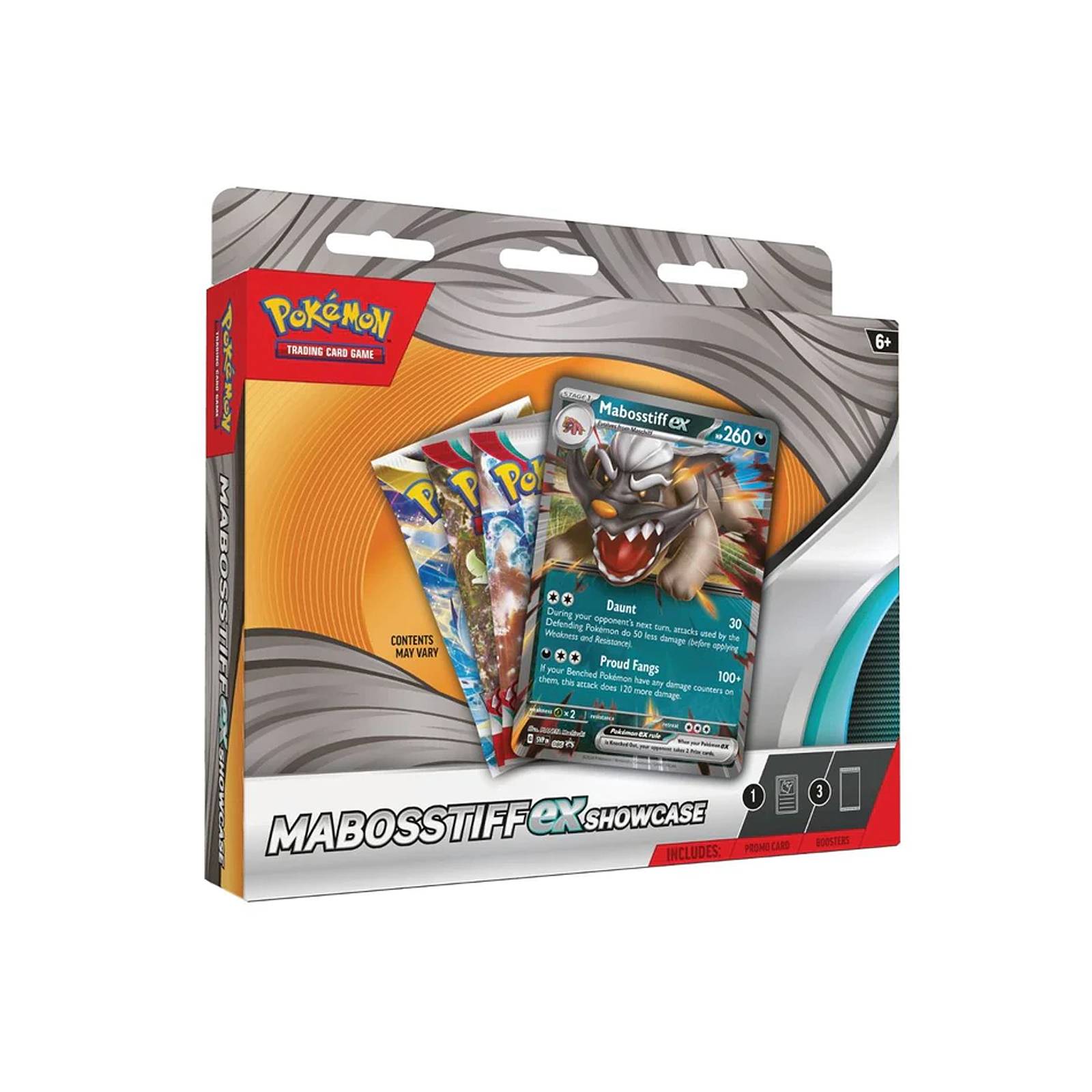 Caja Cartas Pokémon TCG Mabosstiff Ex Showcase Inglés