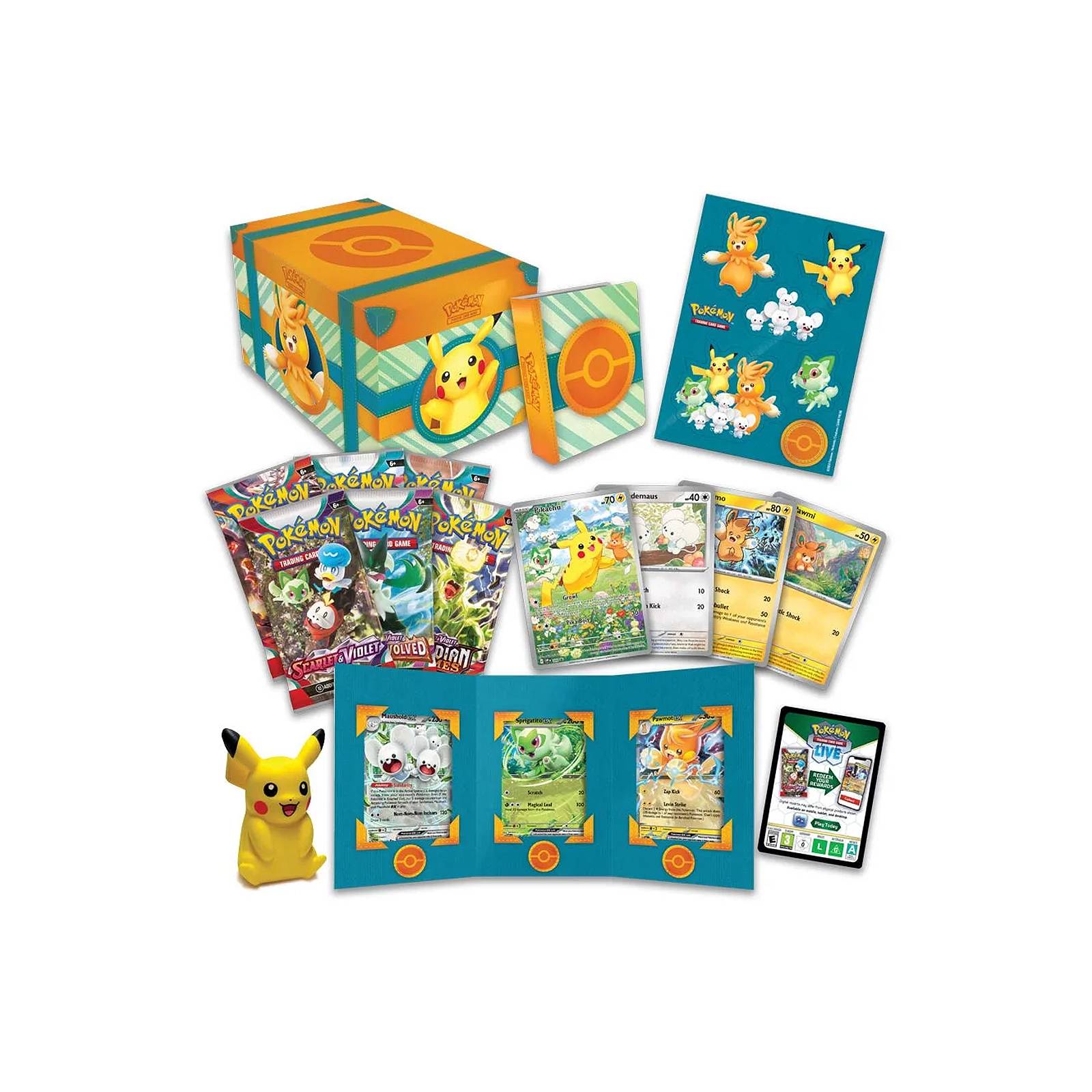 Cofre Pokémon TCG Paldea Adventure Chest inglés