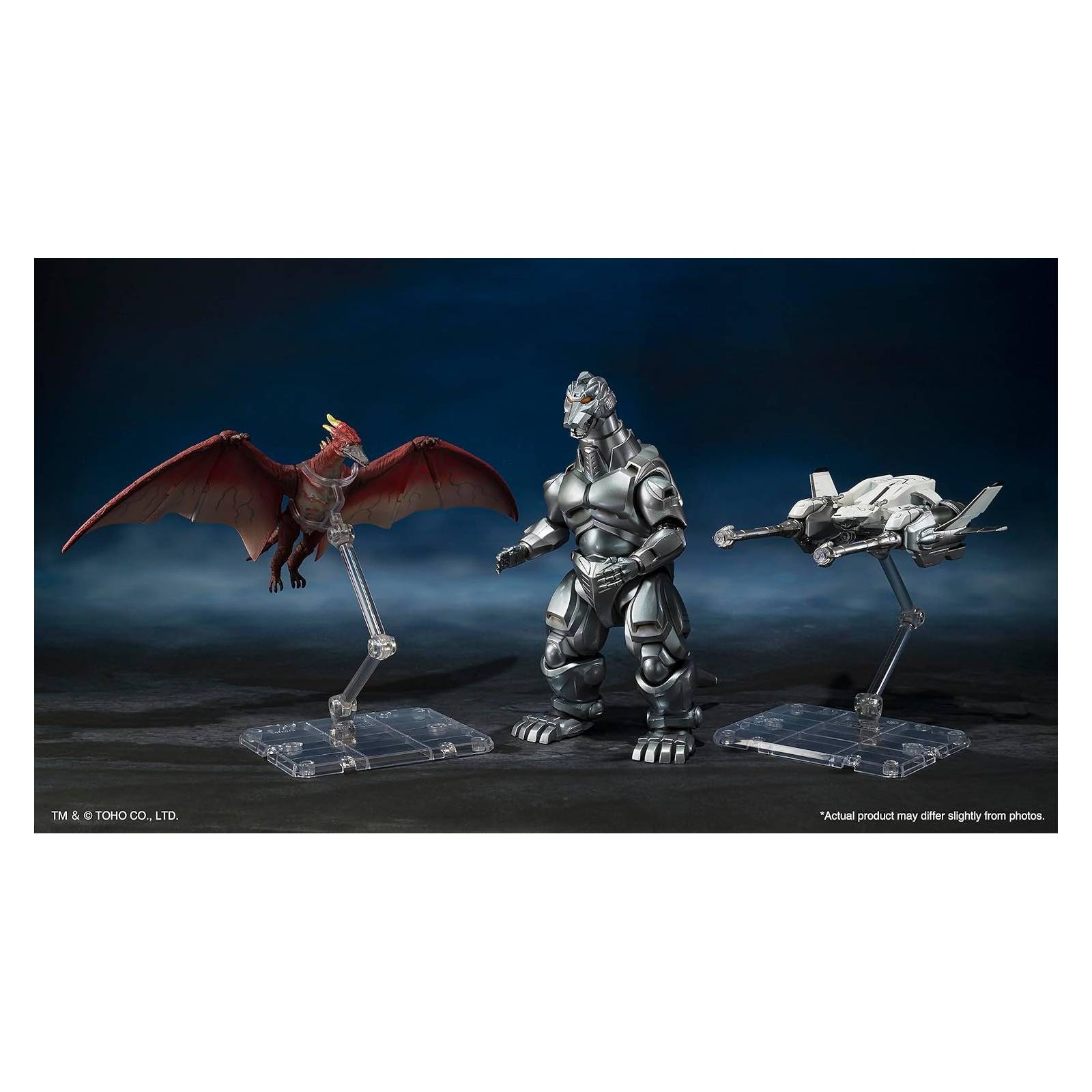 SH Monsterarts Mechagodzilla Garuda & Fire Rodan Decisive