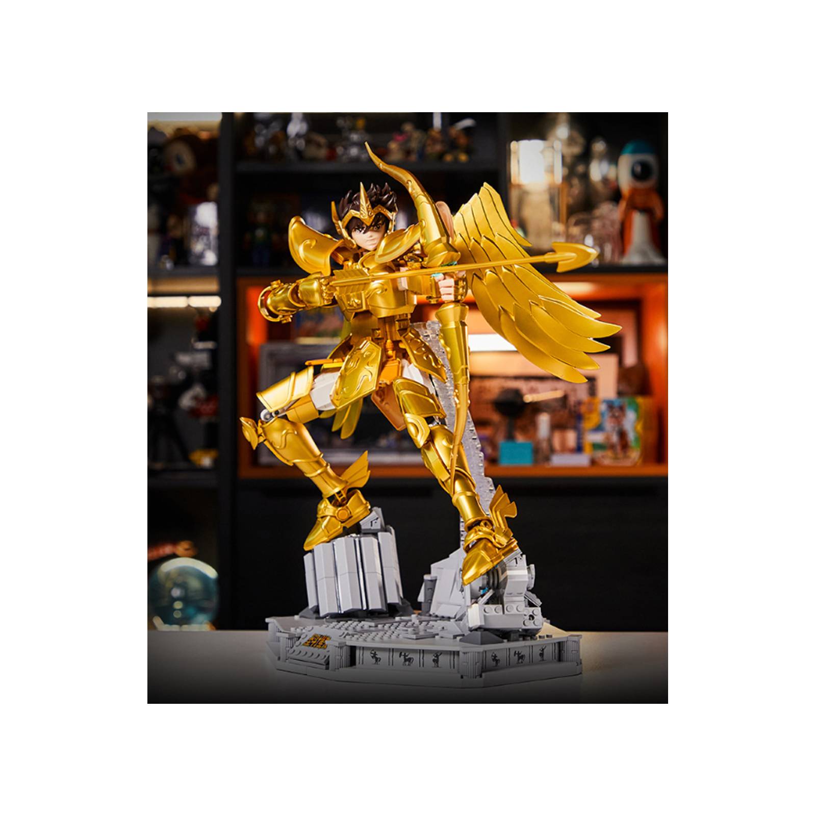 Figura Armable Saint Seiya Pantasy Sagitario Gold Archer Re1