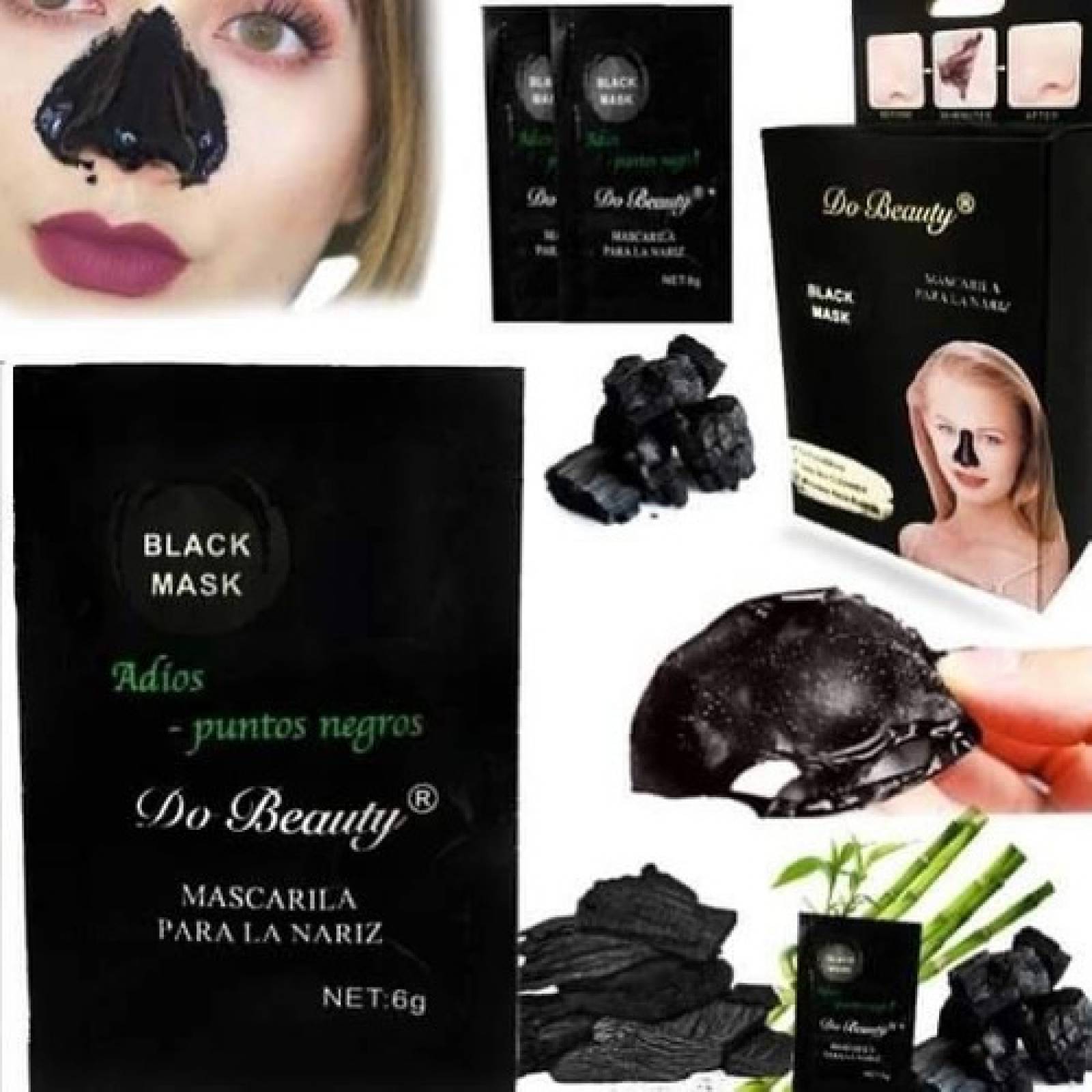 Mascarilla Negra Black Head Puntos Negros 10 Sobres 6g