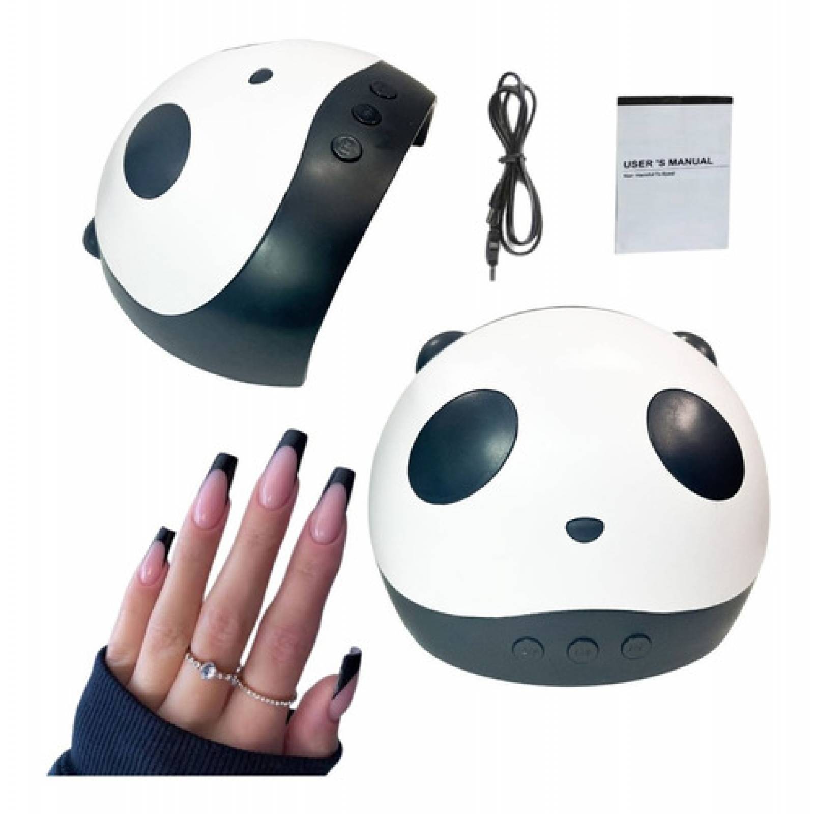 Lámpara Led/uv Panda 36 Watts - 12 Led´s - Secado Gelish