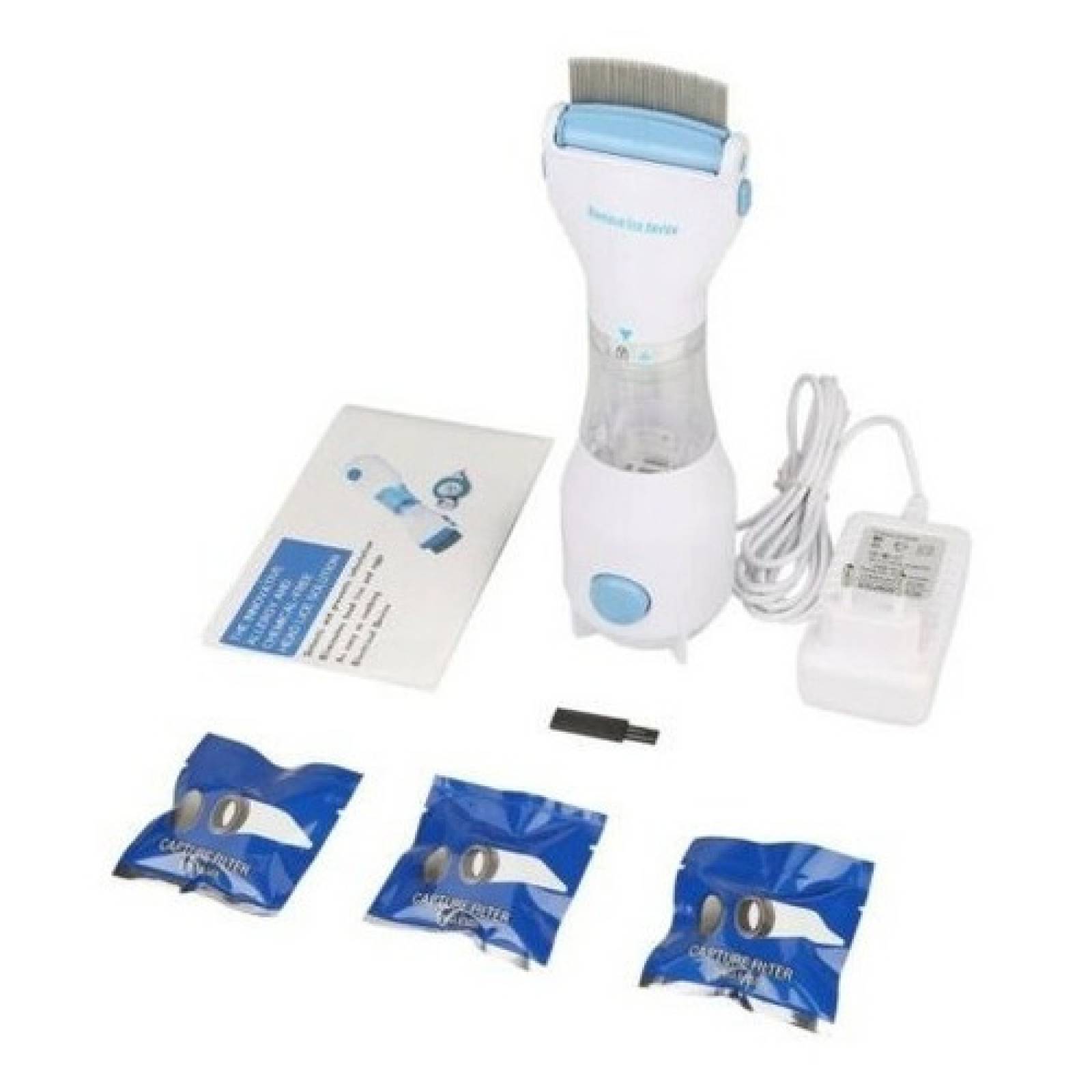 Peine Eléctrico Aspiradora Para Eliminar Piojos Liendres