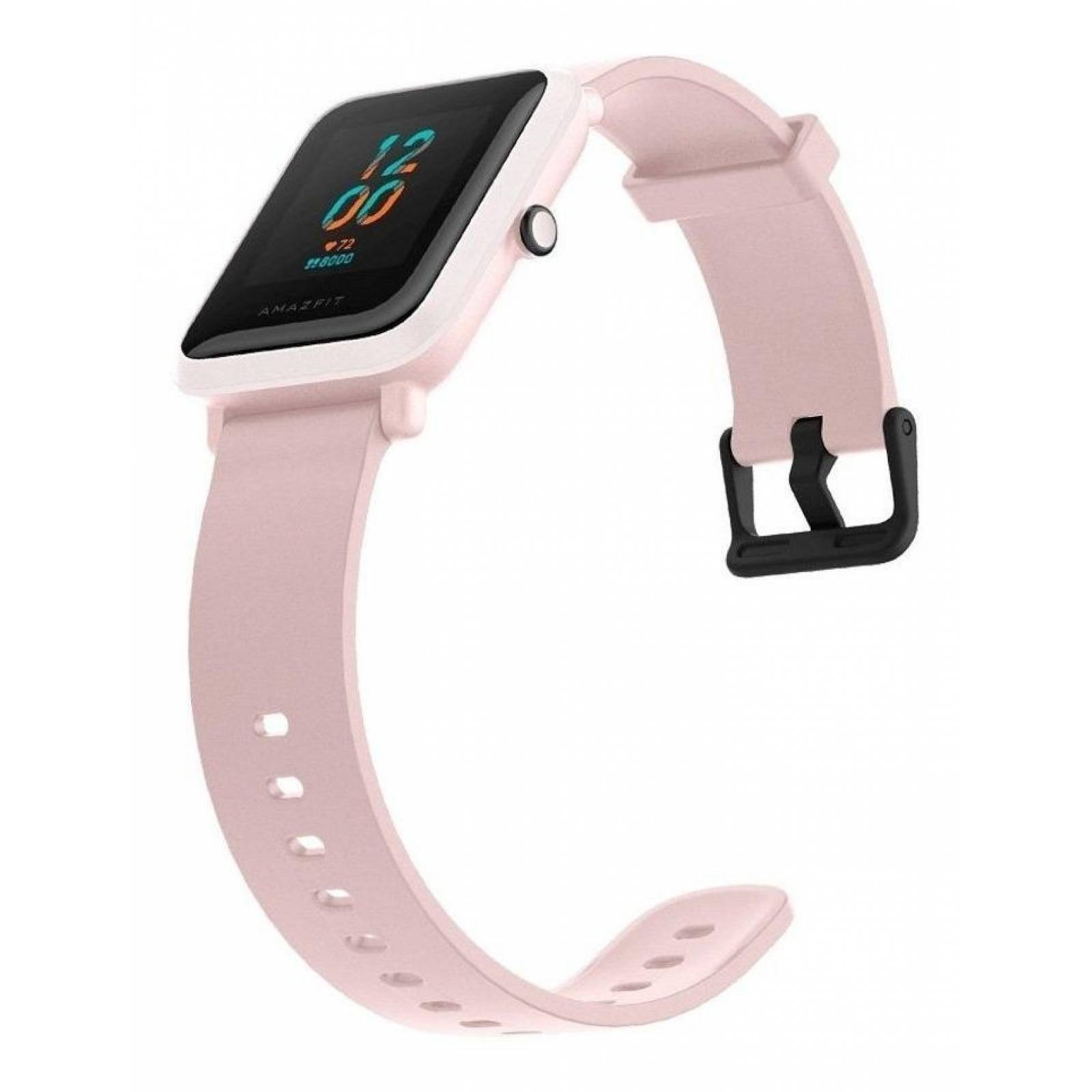 Smartwatch Amazfit Basic Bip U Pro 143  Caja De  Policarbonato Pink Malla  Pink De  Caucho De Silicona A2008