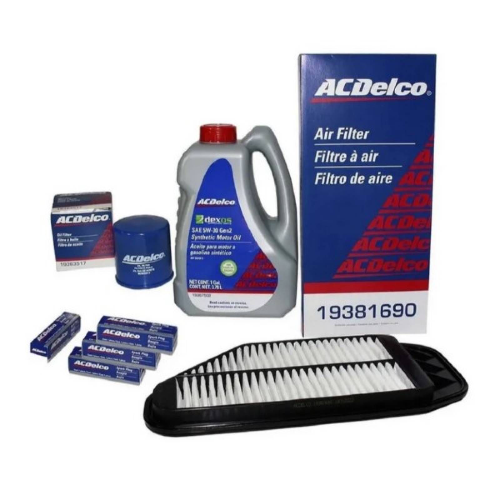 Kit Afinacion Beat ACDelco 2018-2019 5w30 