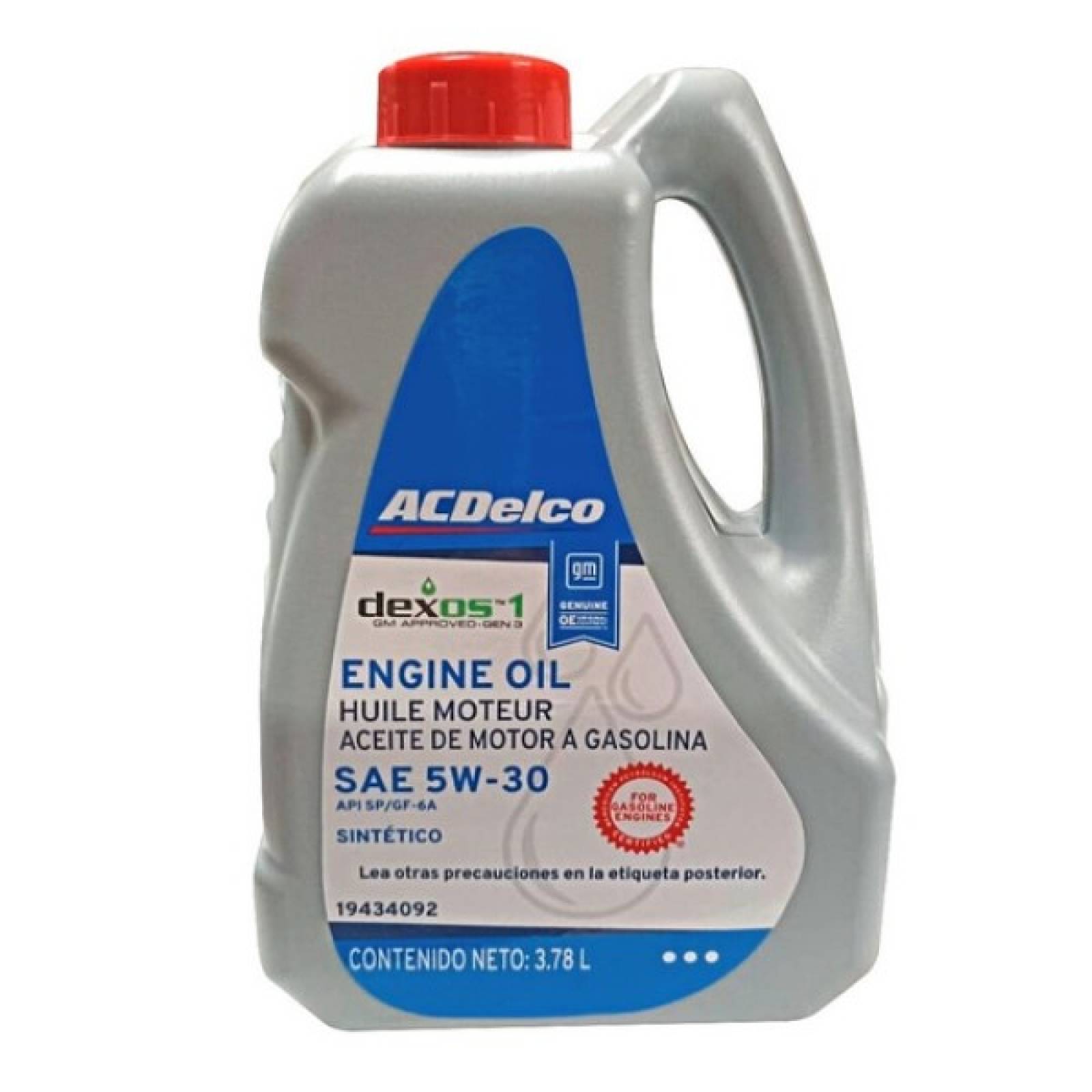 Aceite Sintético 5w30 ACDelco 3.78L