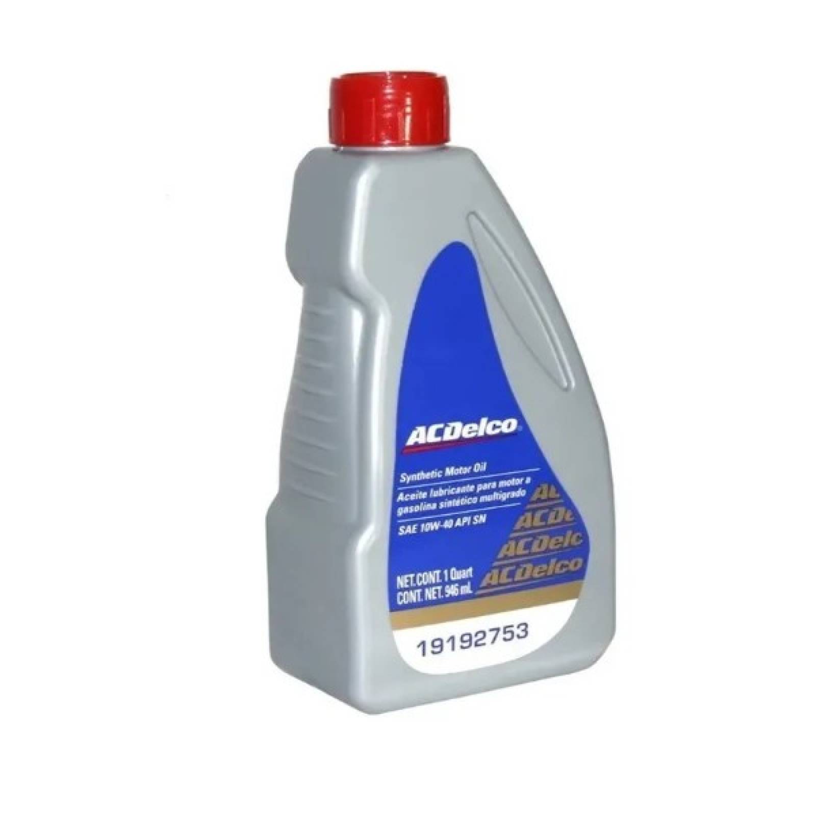Aceite Sintético 10w40 ACDelco 946mL